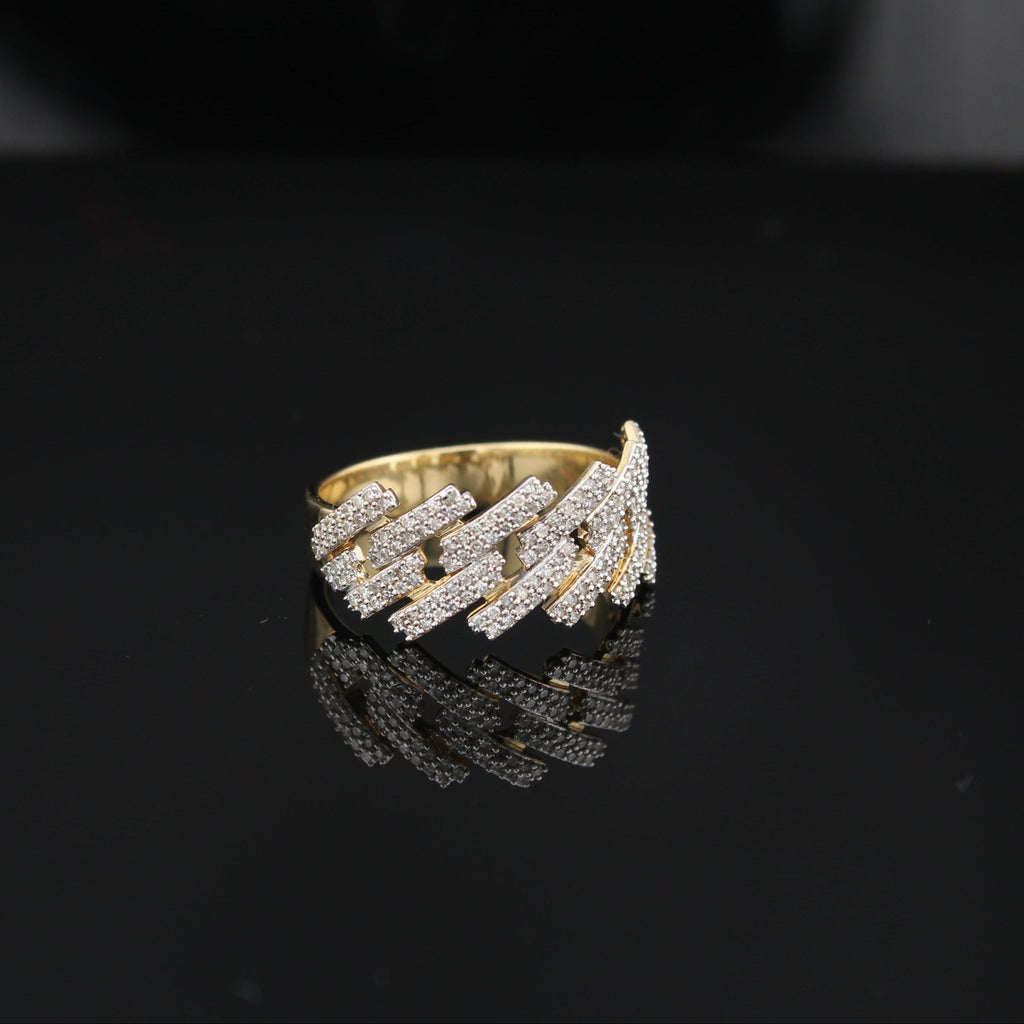 10K Diamond Mens Ring