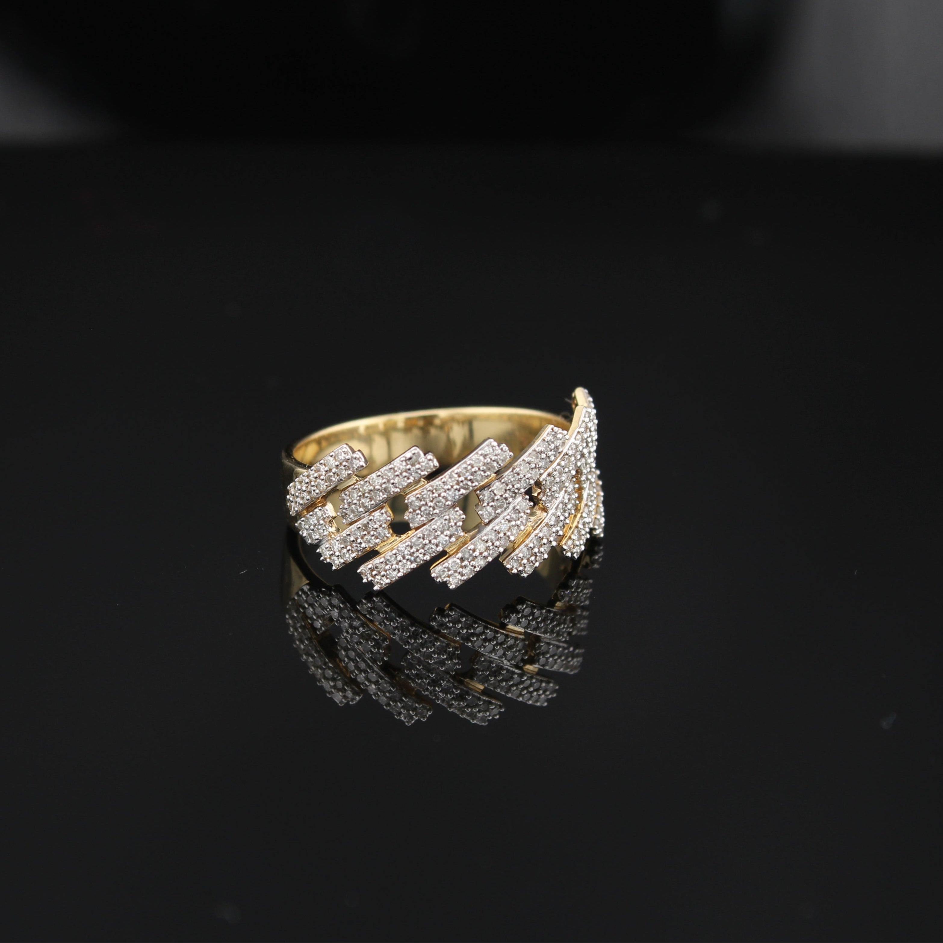 10K Diamond Mens Ring