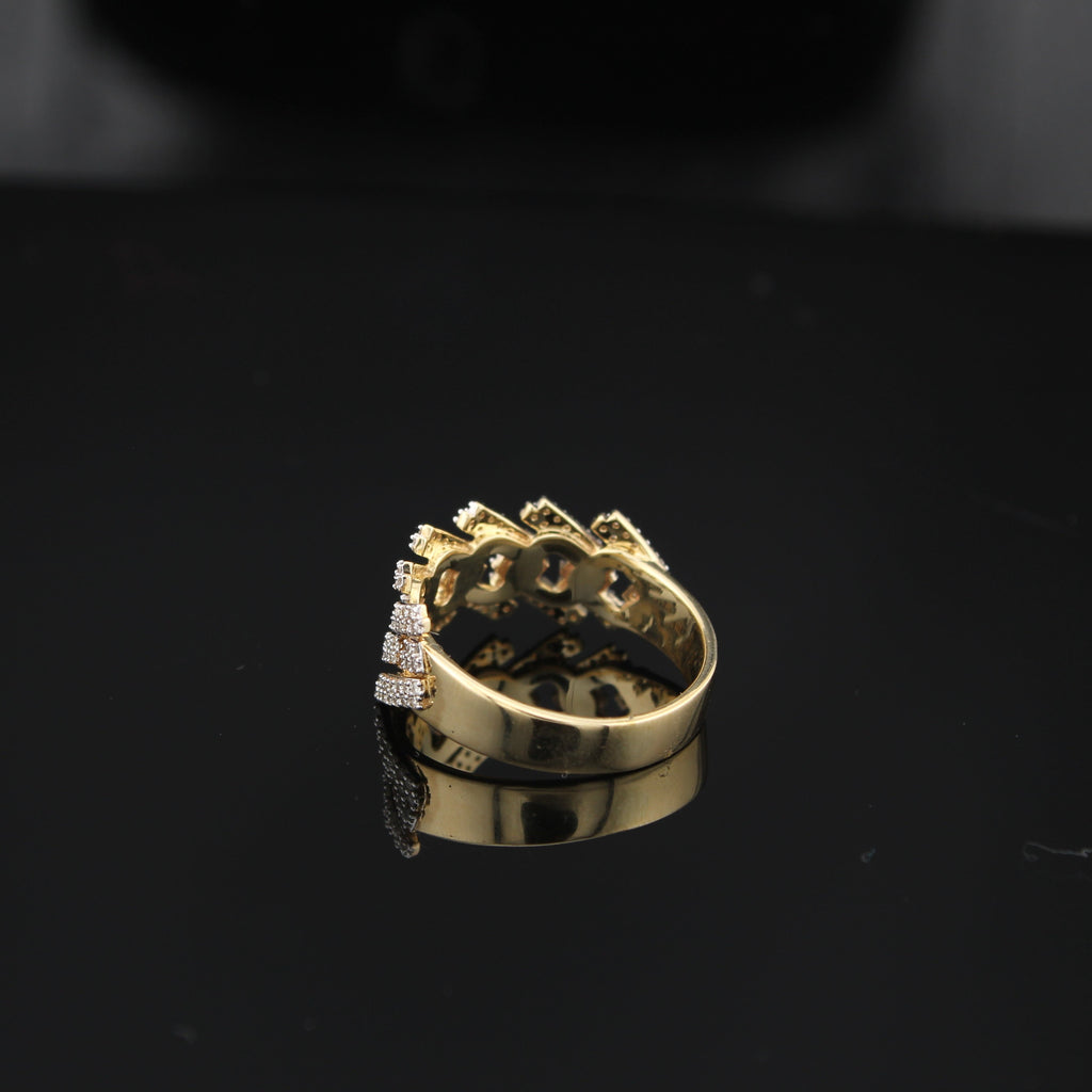 10K Diamond Mens Ring