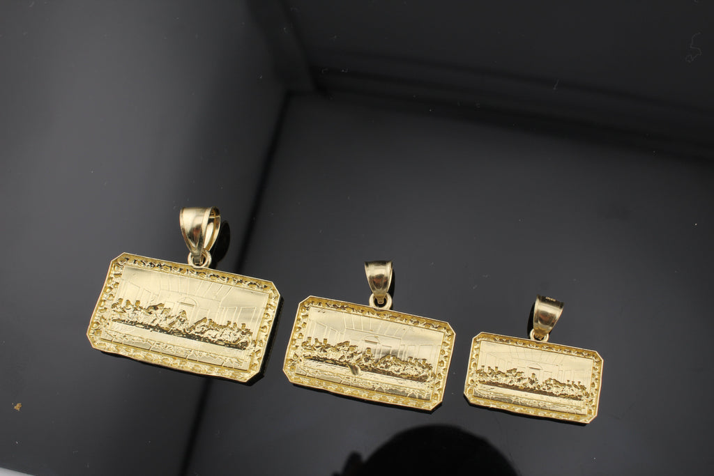 10k Yellow Gold Last Supper Pendant (small/medium/large)