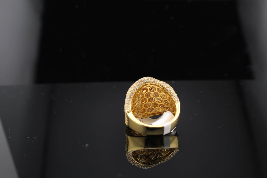 10k Yellow Gold St Jude Diamond Ring