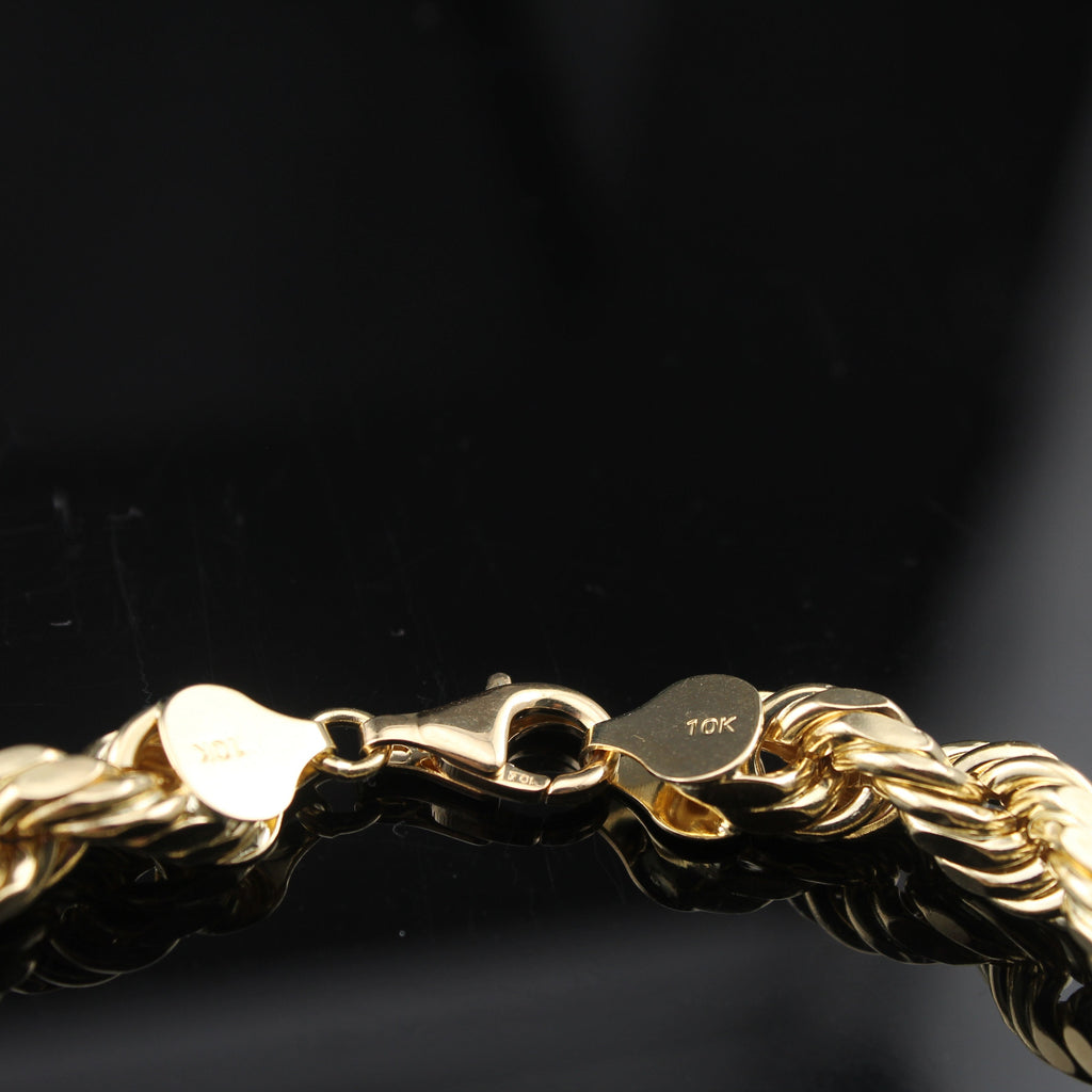 10K Yellow Rope Bracelet