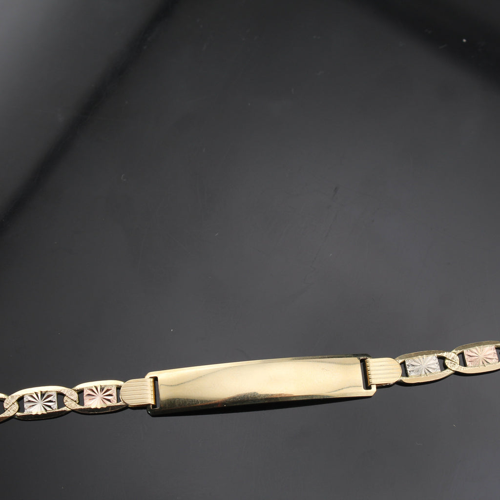 14K Valentino ID Bracelet 6mm