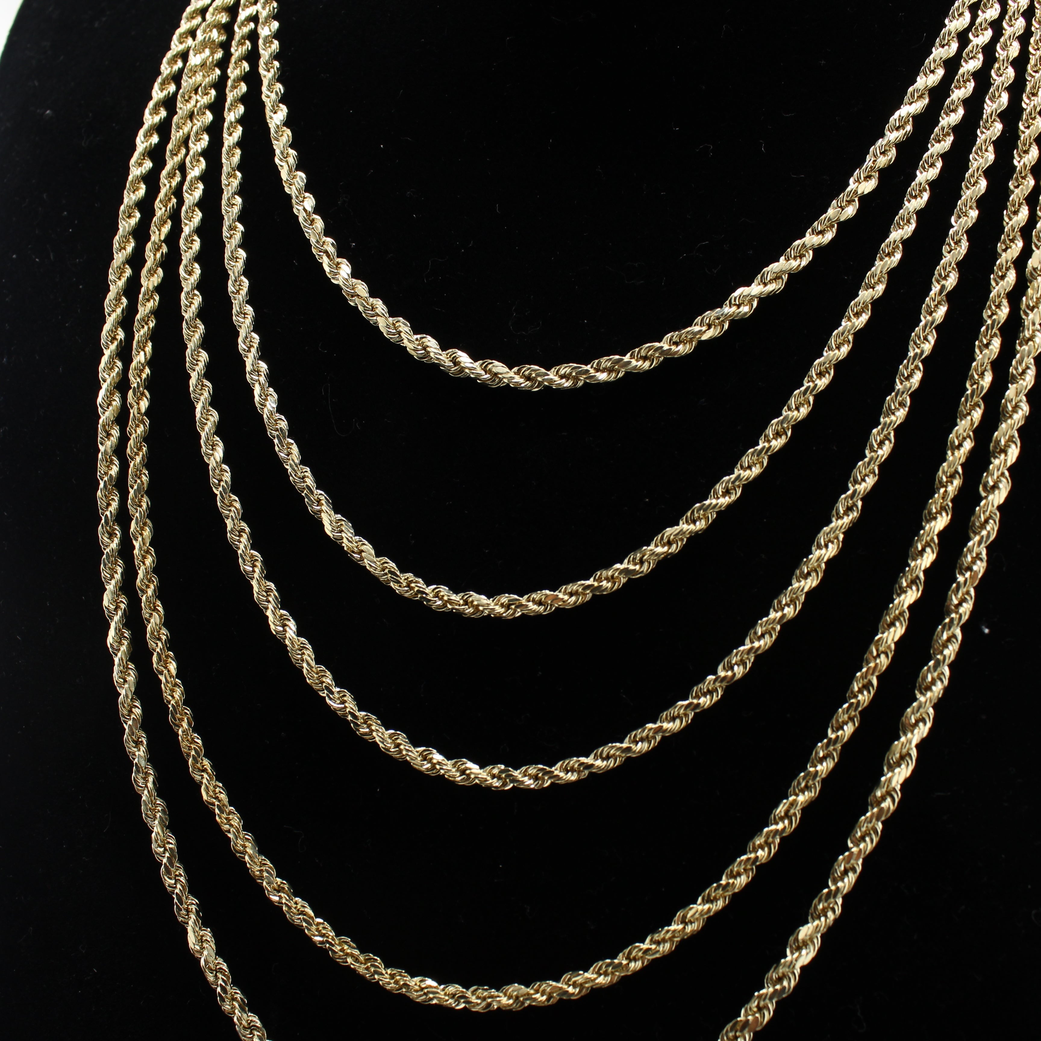 10K Rope Chains 3mm