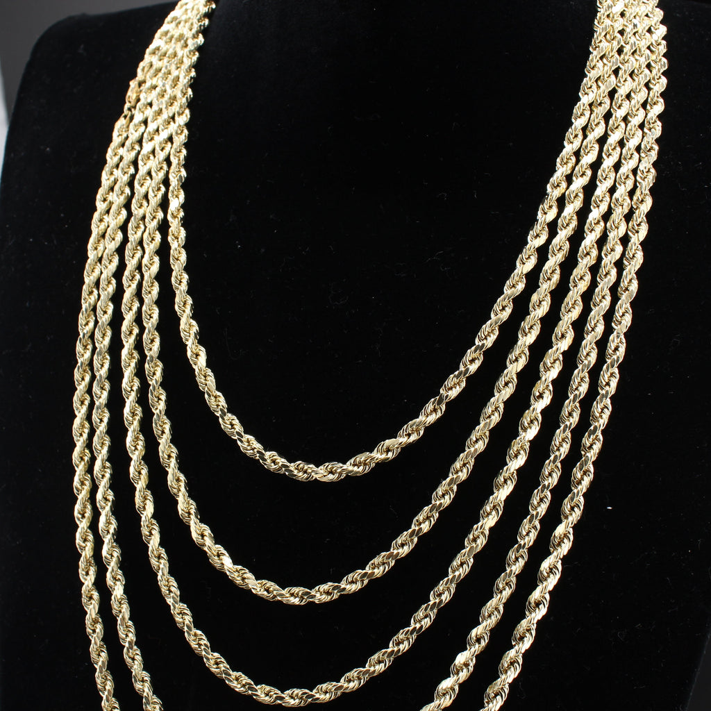 10K Rope Chains 4 mm