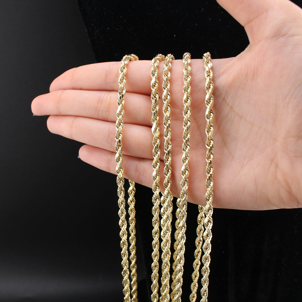 10K Rope Chains 4 mm