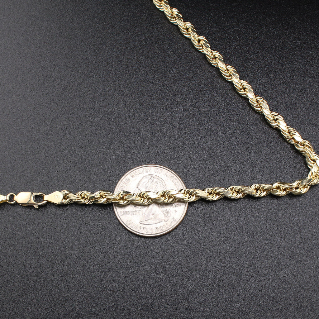 10K Rope Chains 5mm 16 in - 24in