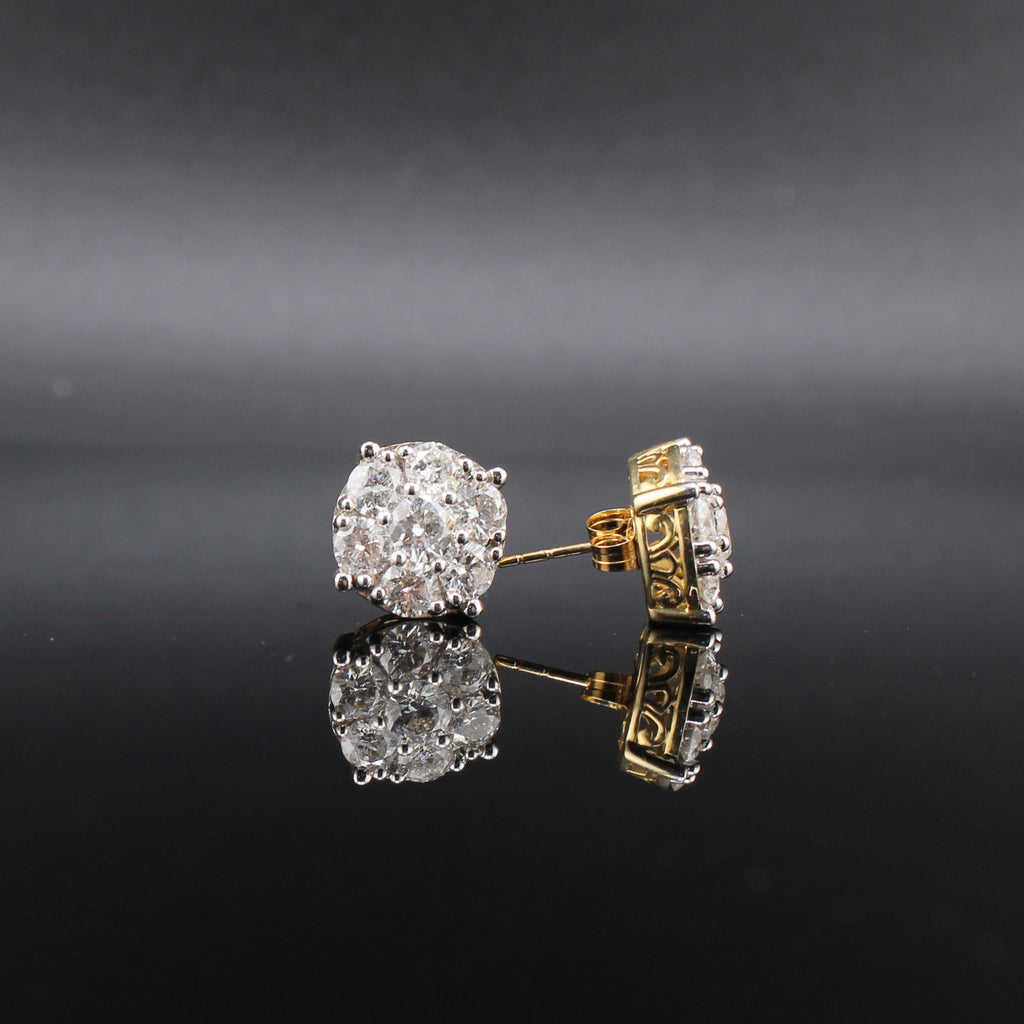 14K Diamond Studs 3.00 ctw