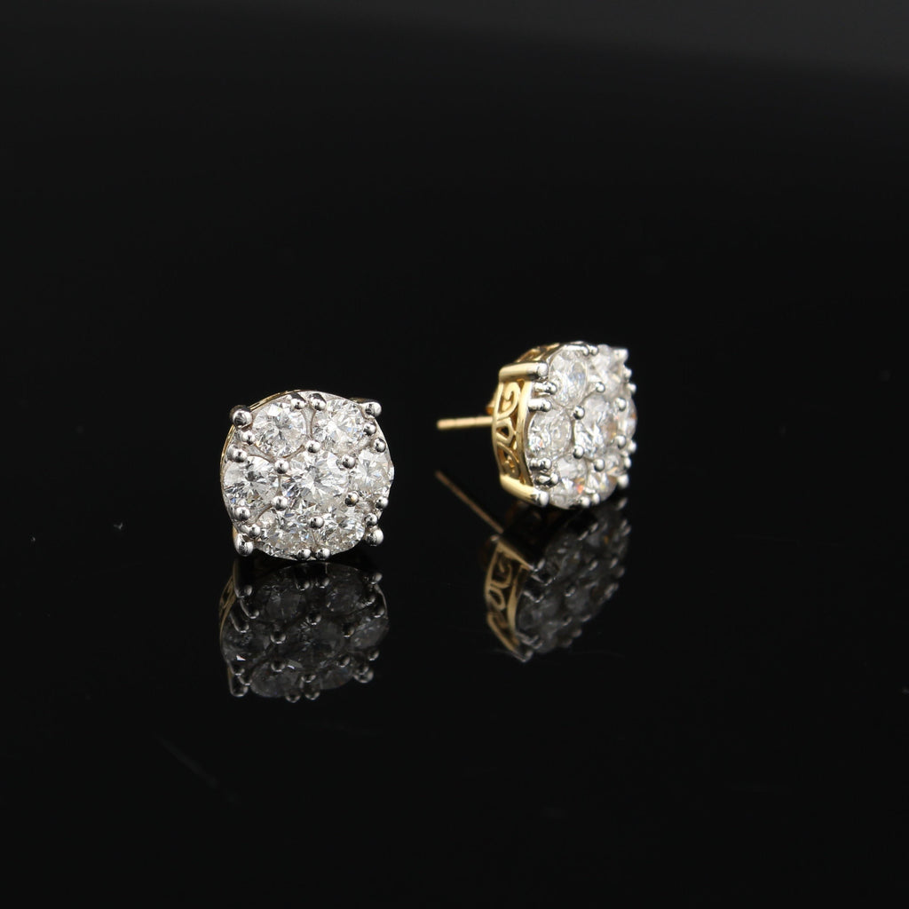 14K Diamond Studs 3.00 ctw