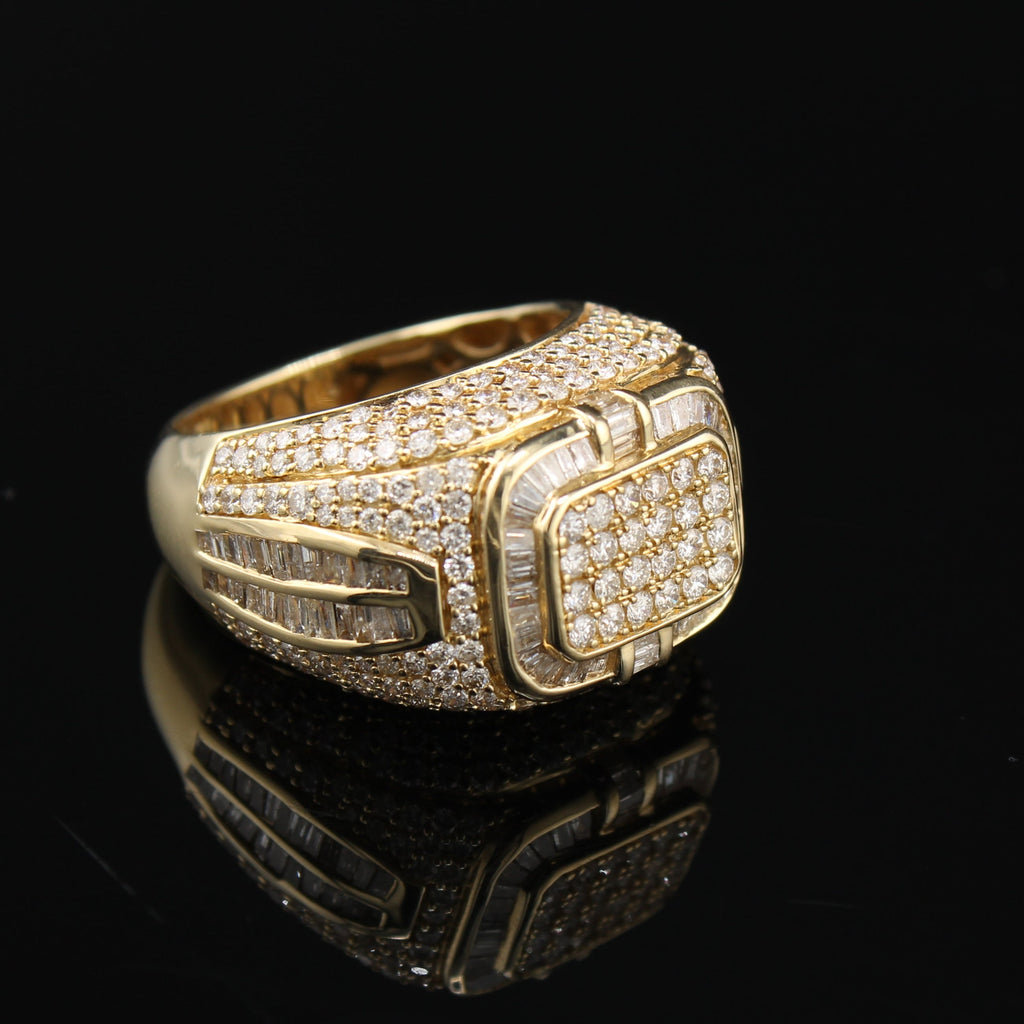 10K Diamond Mens Ring