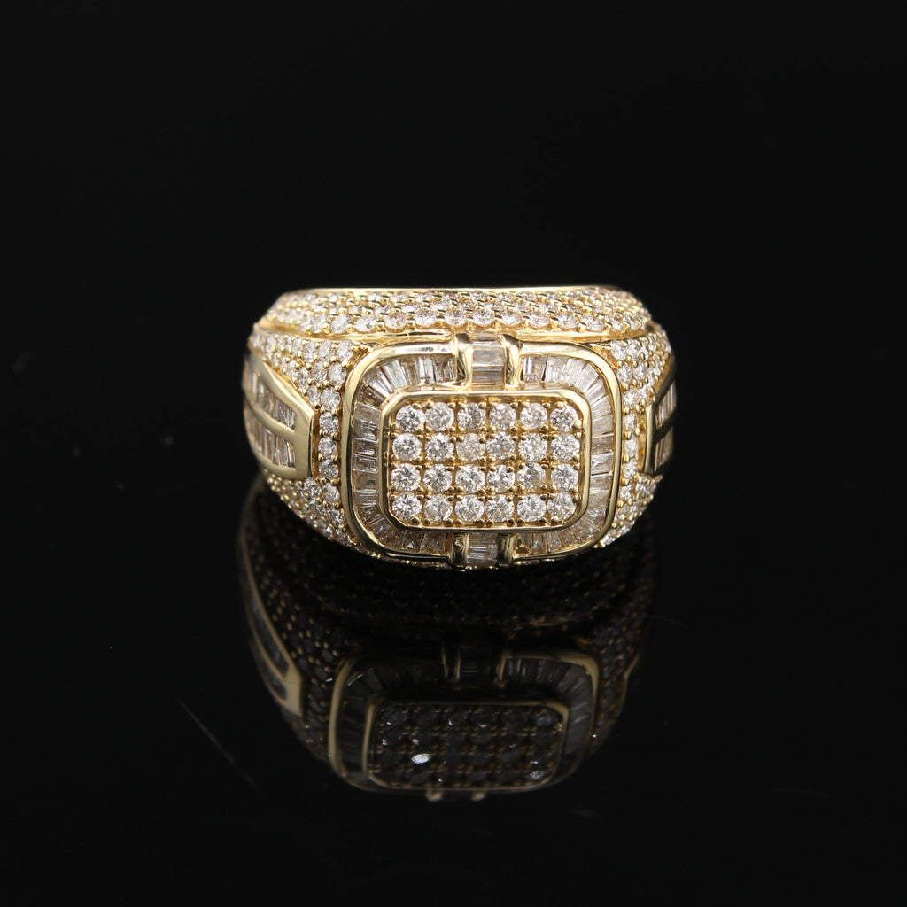 10K Diamond Mens Ring
