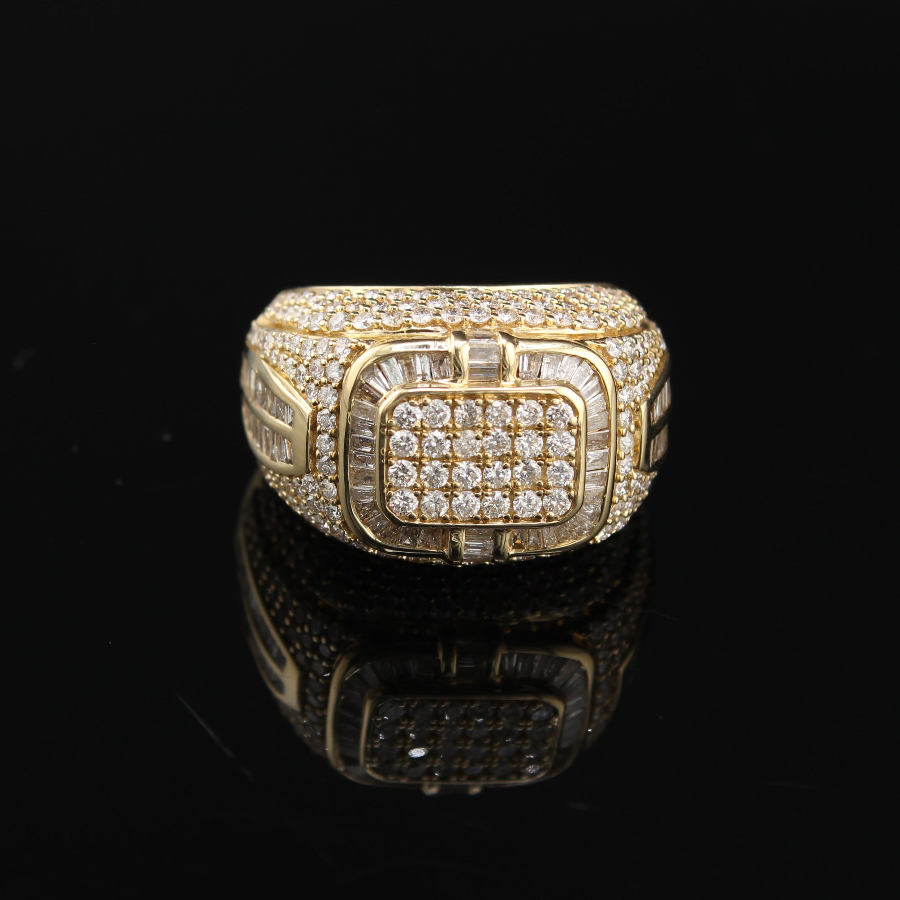 10K Diamond Mens Ring