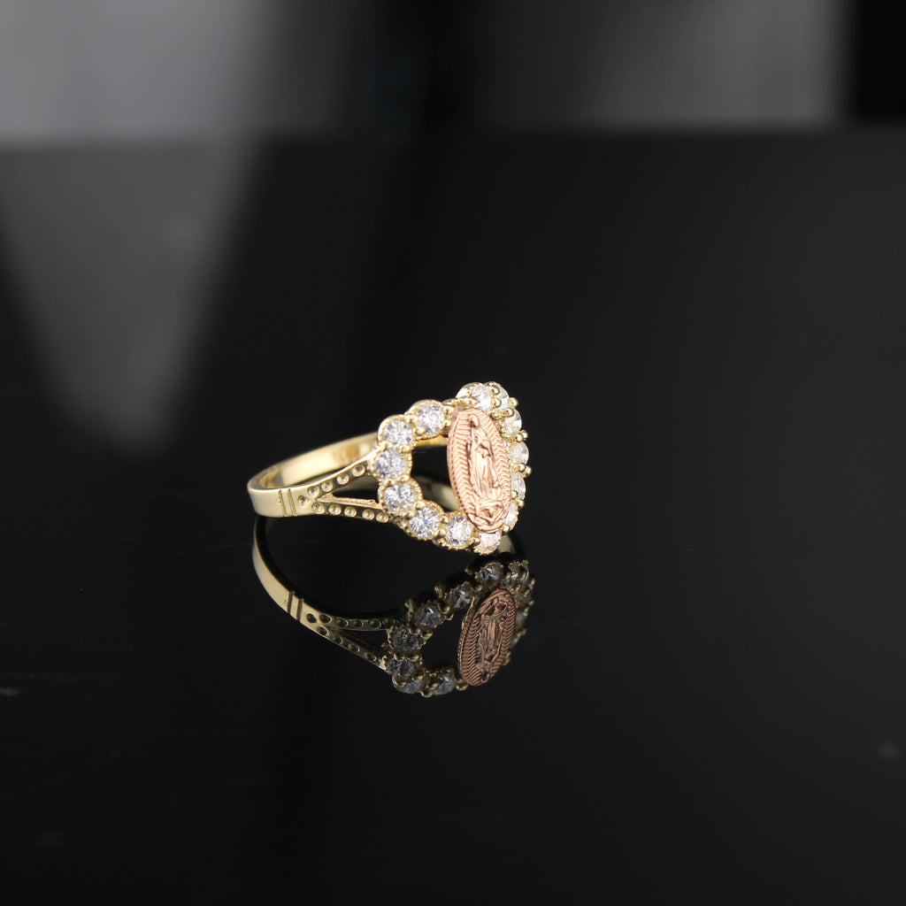 10K Virgin Mary Ring