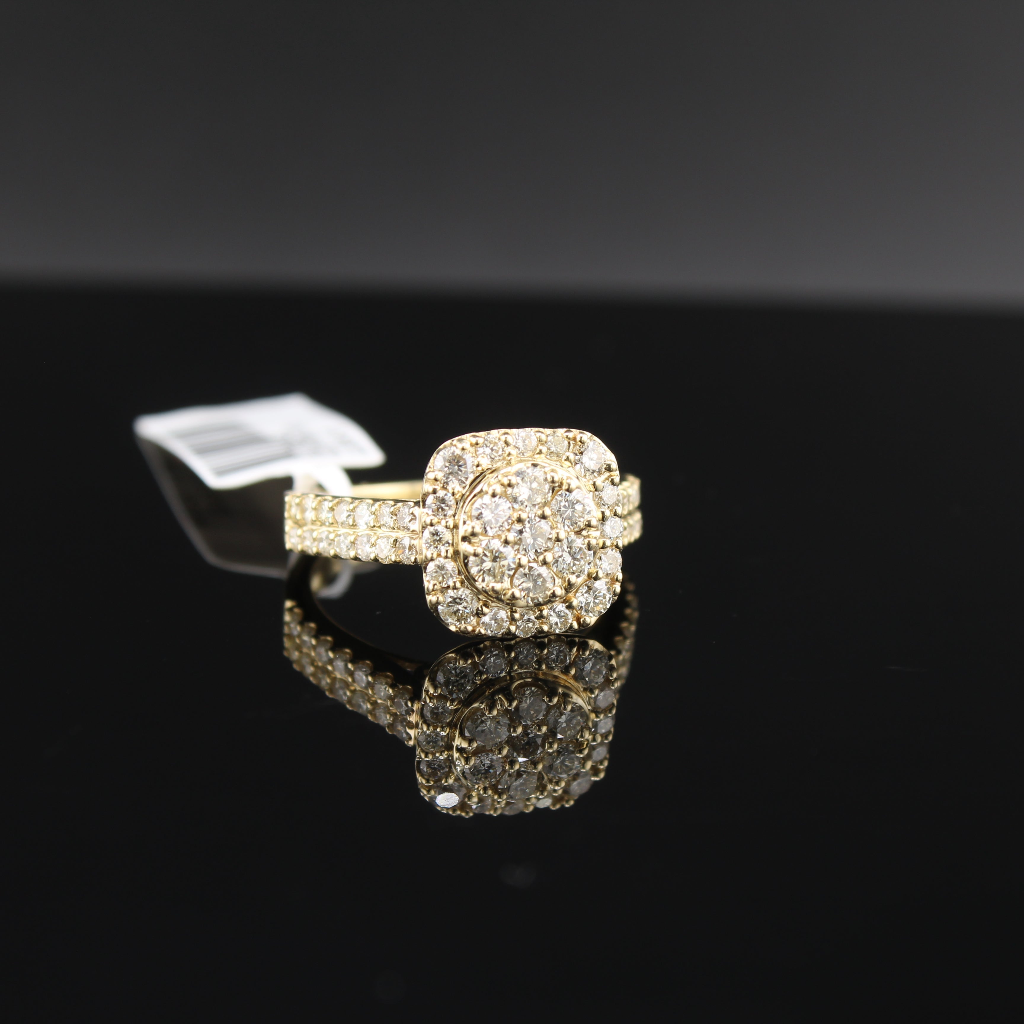10k Yellow Gold Ladies Diamond Ring 1.35 ctw