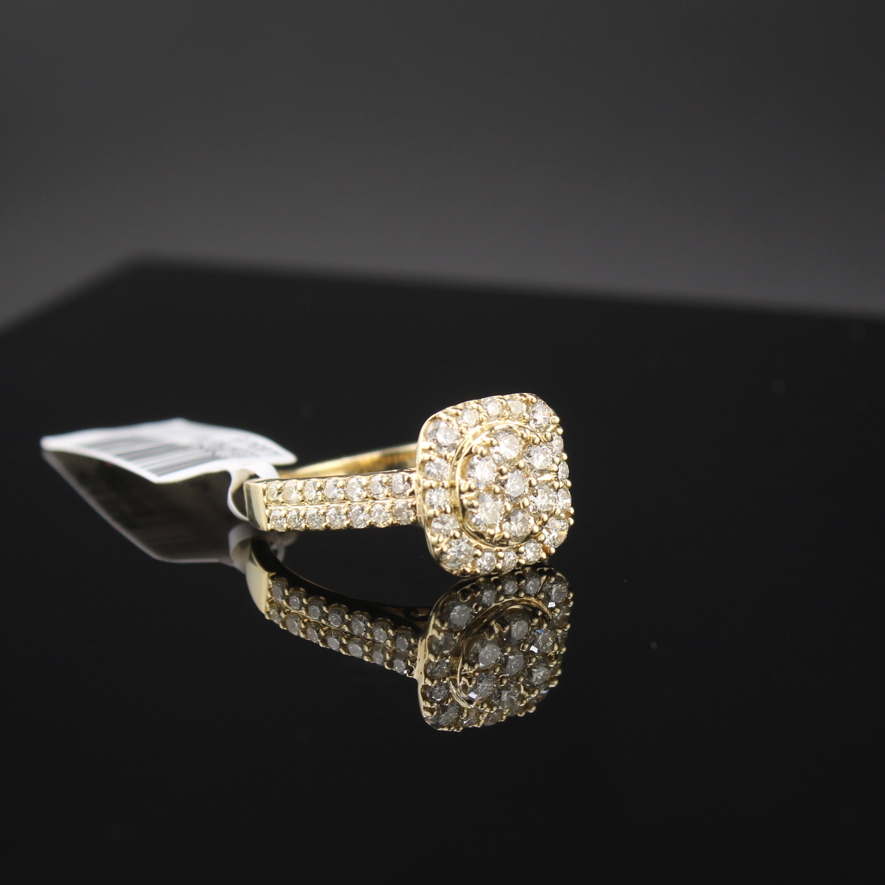 10k Yellow Gold Ladies Diamond Ring 1.35 ctw