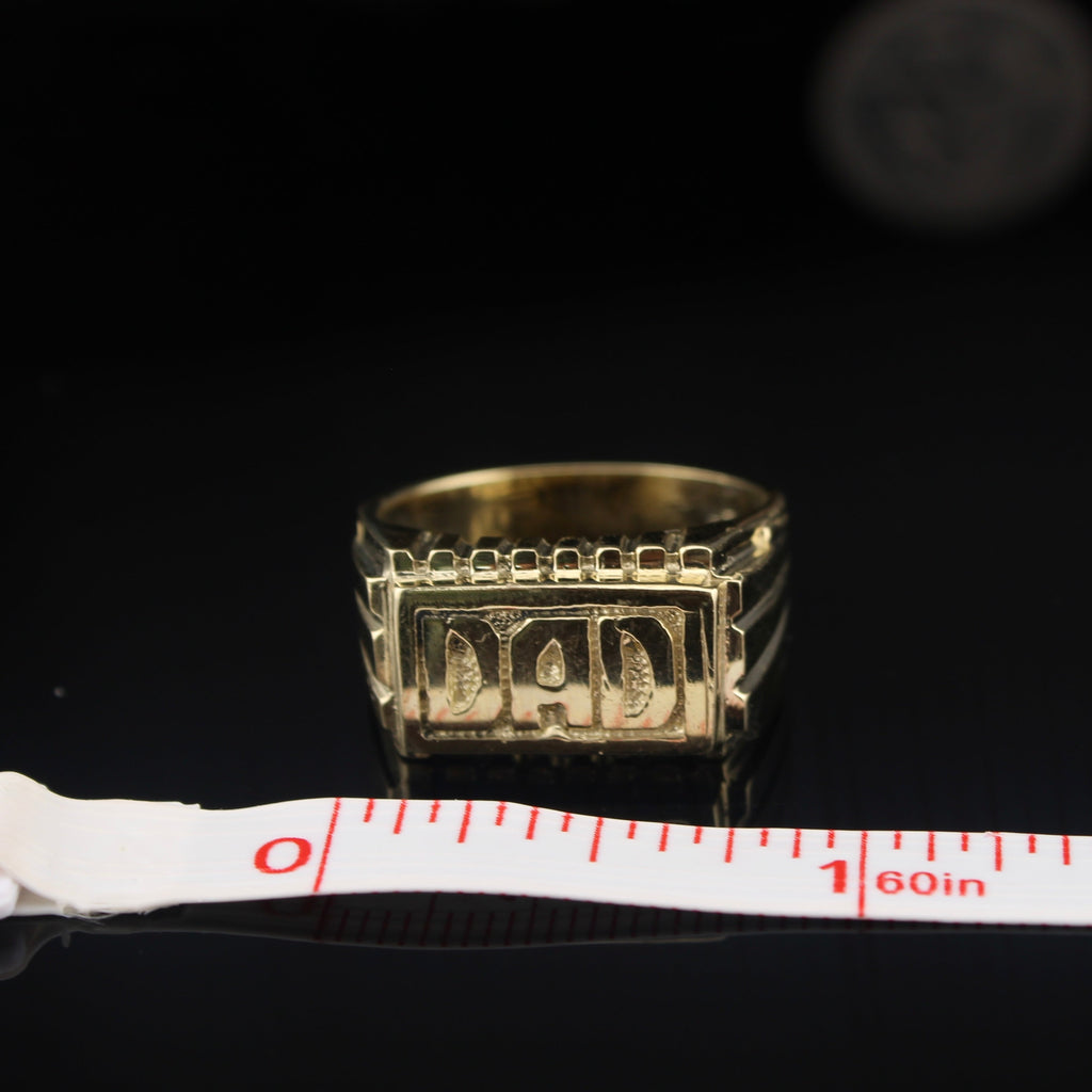 10K Dad Gold Ring