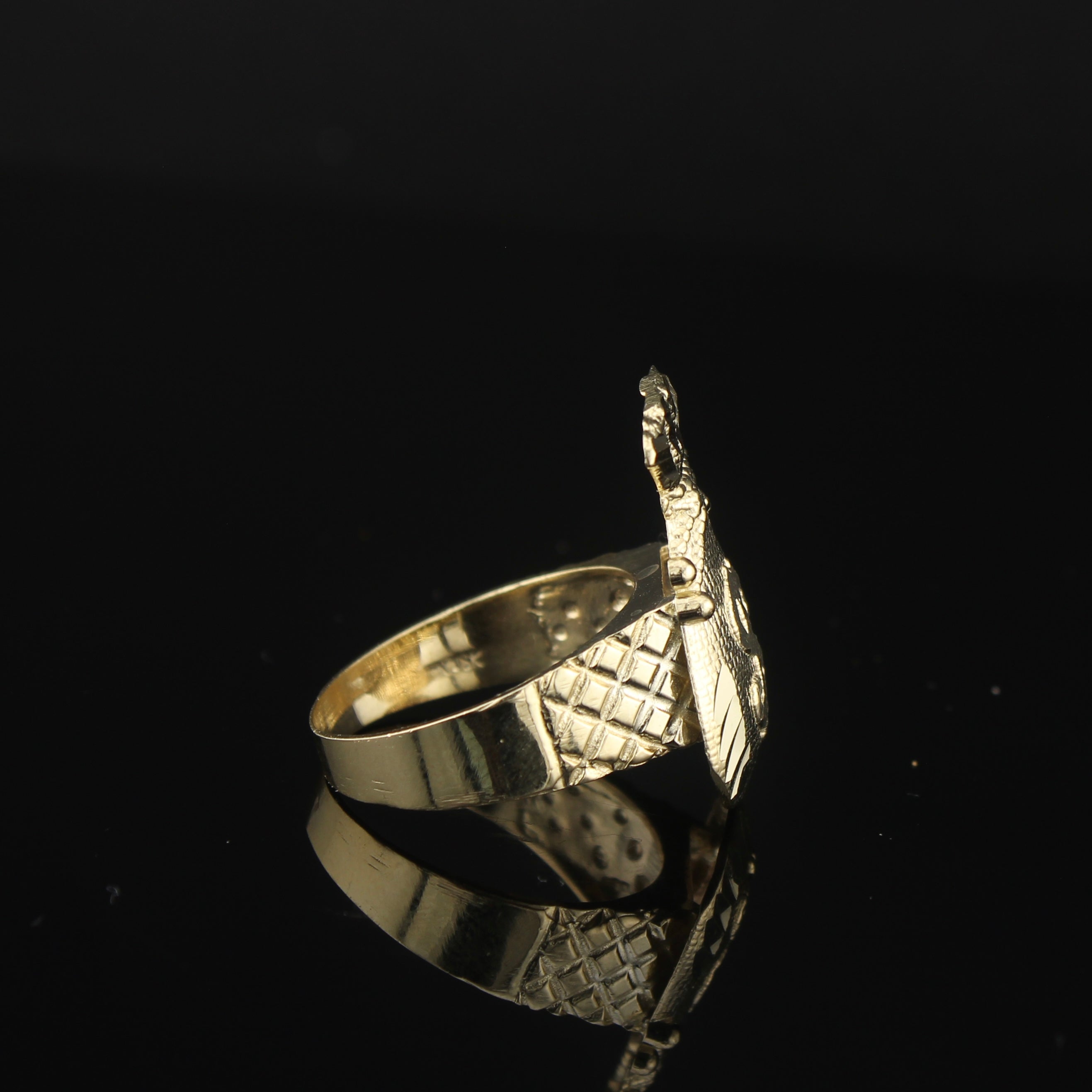 10K Gold Money Bag Ring