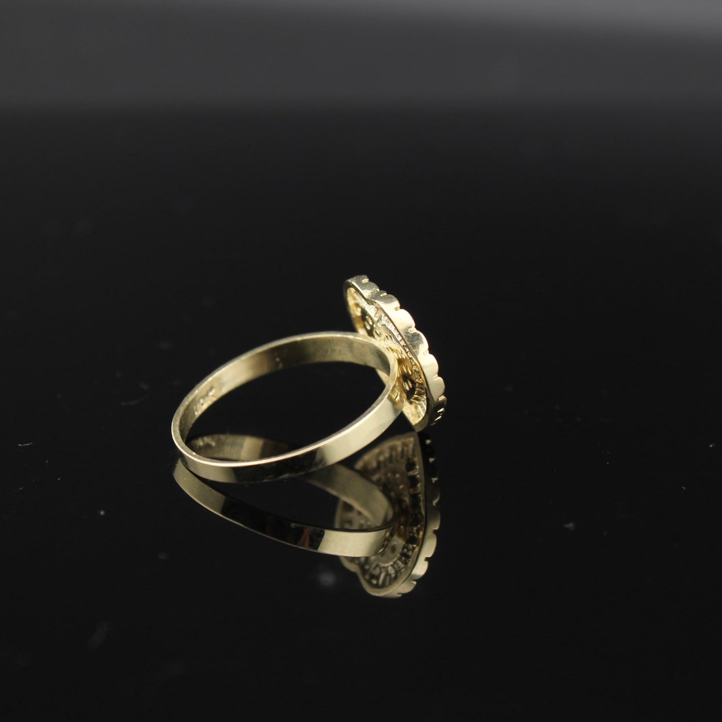 10K Gold Heart Ring