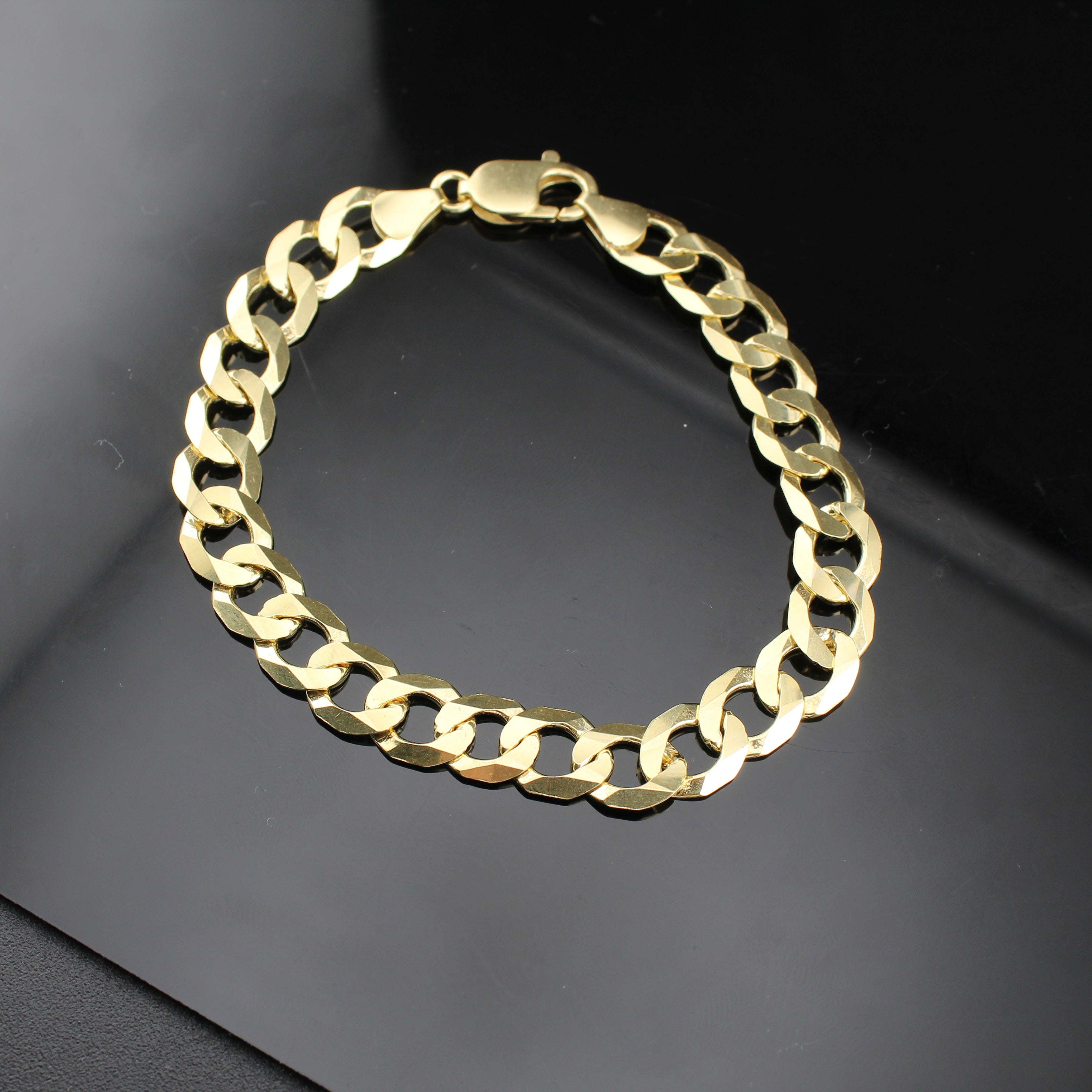 10K Cuban Link Bracelet 9mm