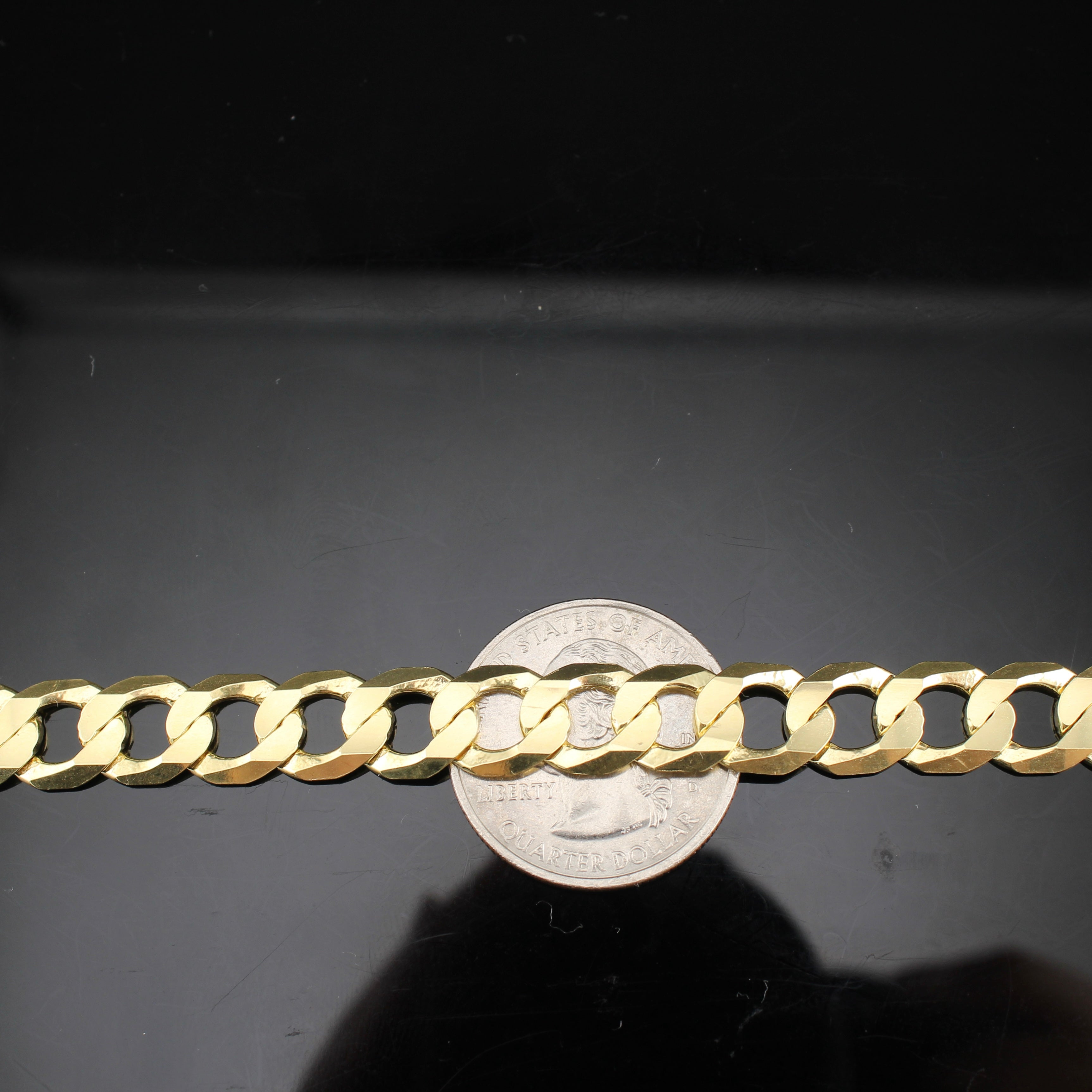 10K Cuban Link Bracelet 9mm