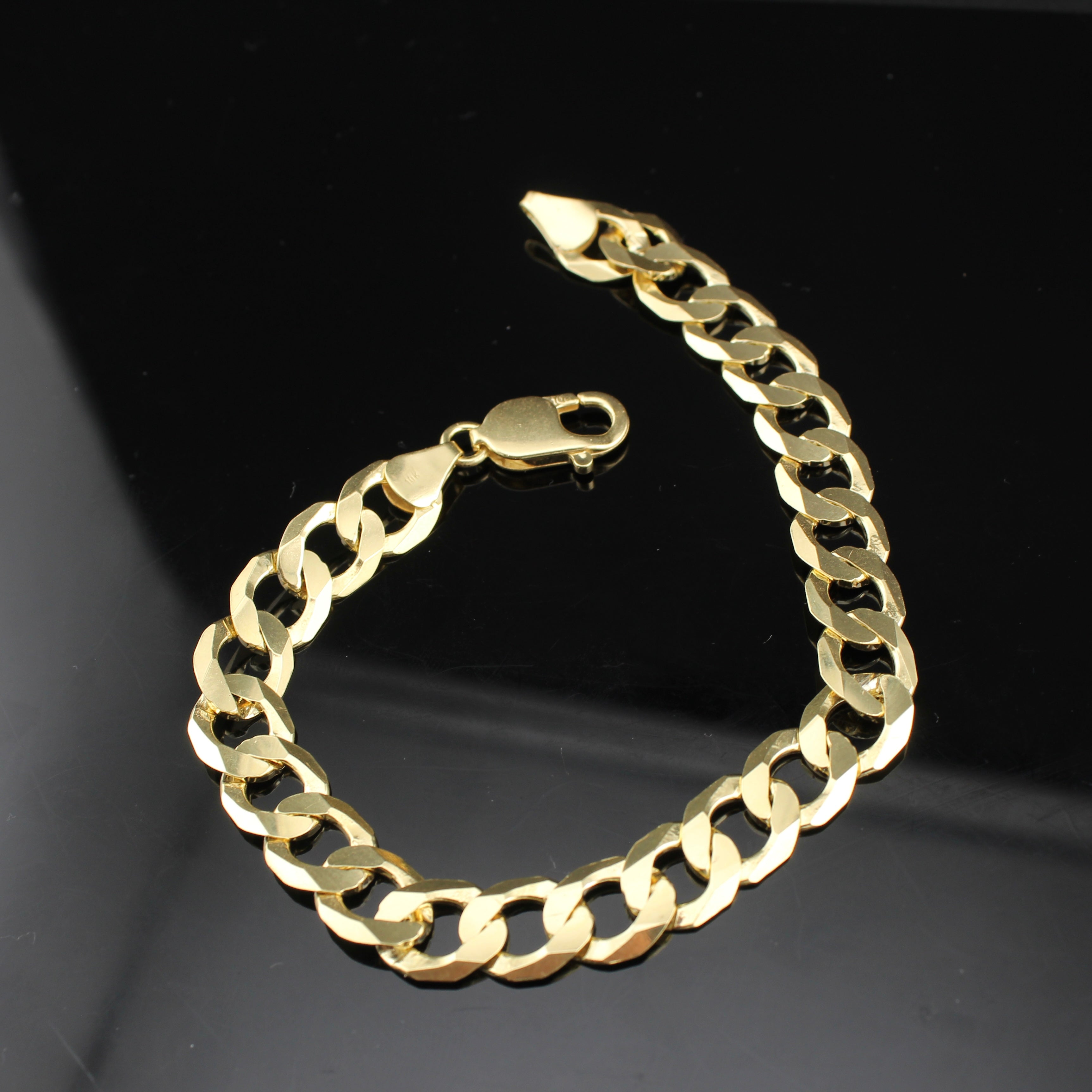 10K Cuban Link Bracelet 9mm
