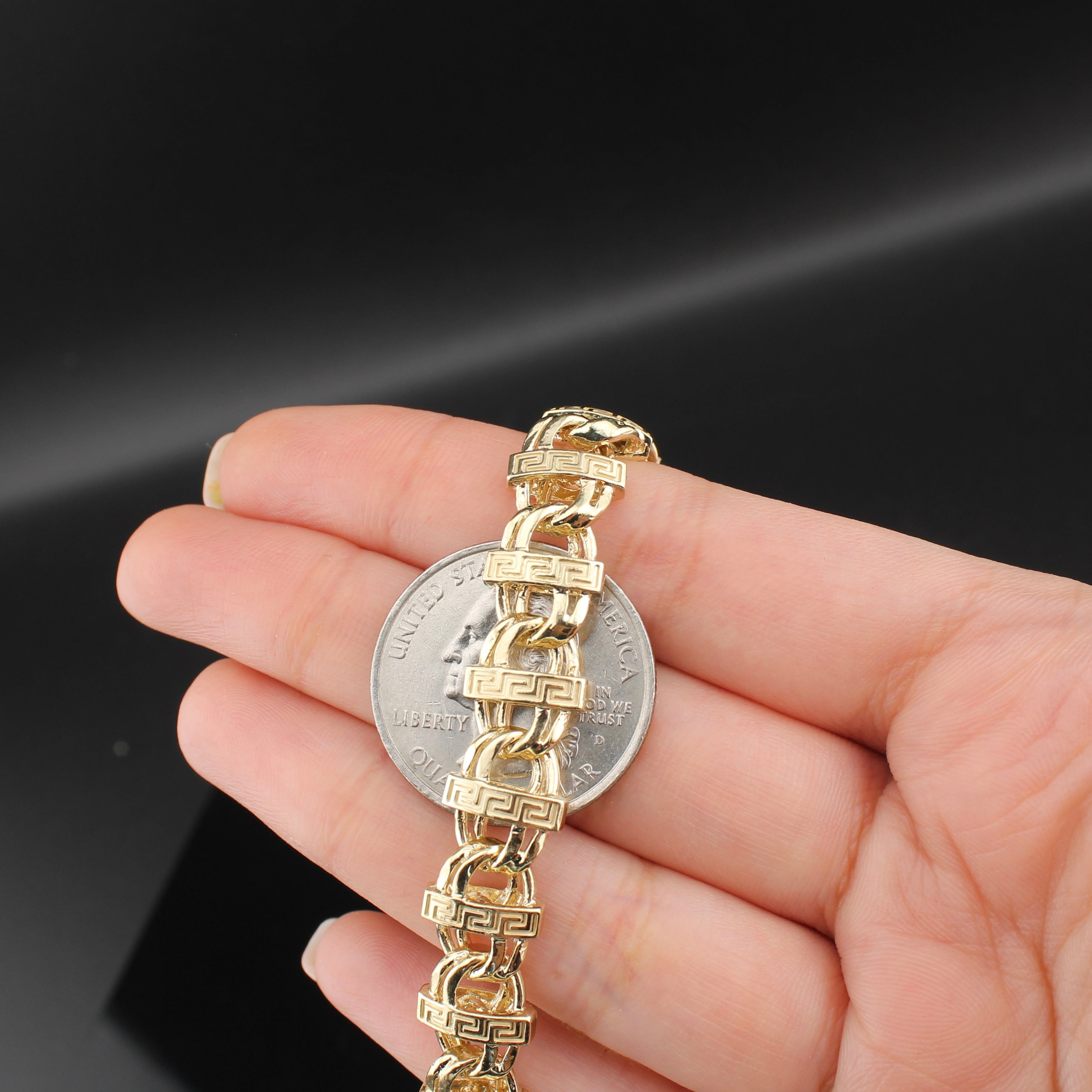 14K Chino ID Link Bracelet