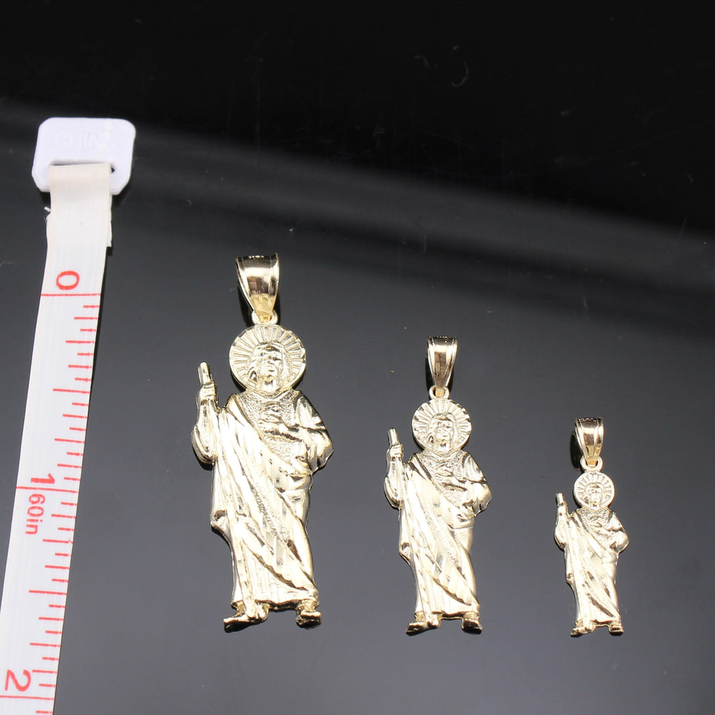 10K Real Gold Saint Judas Pendants