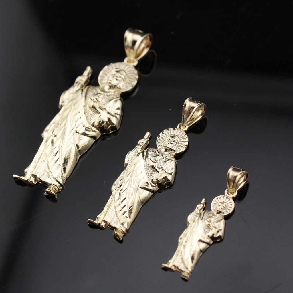 10K Real Gold Saint Judas Pendants