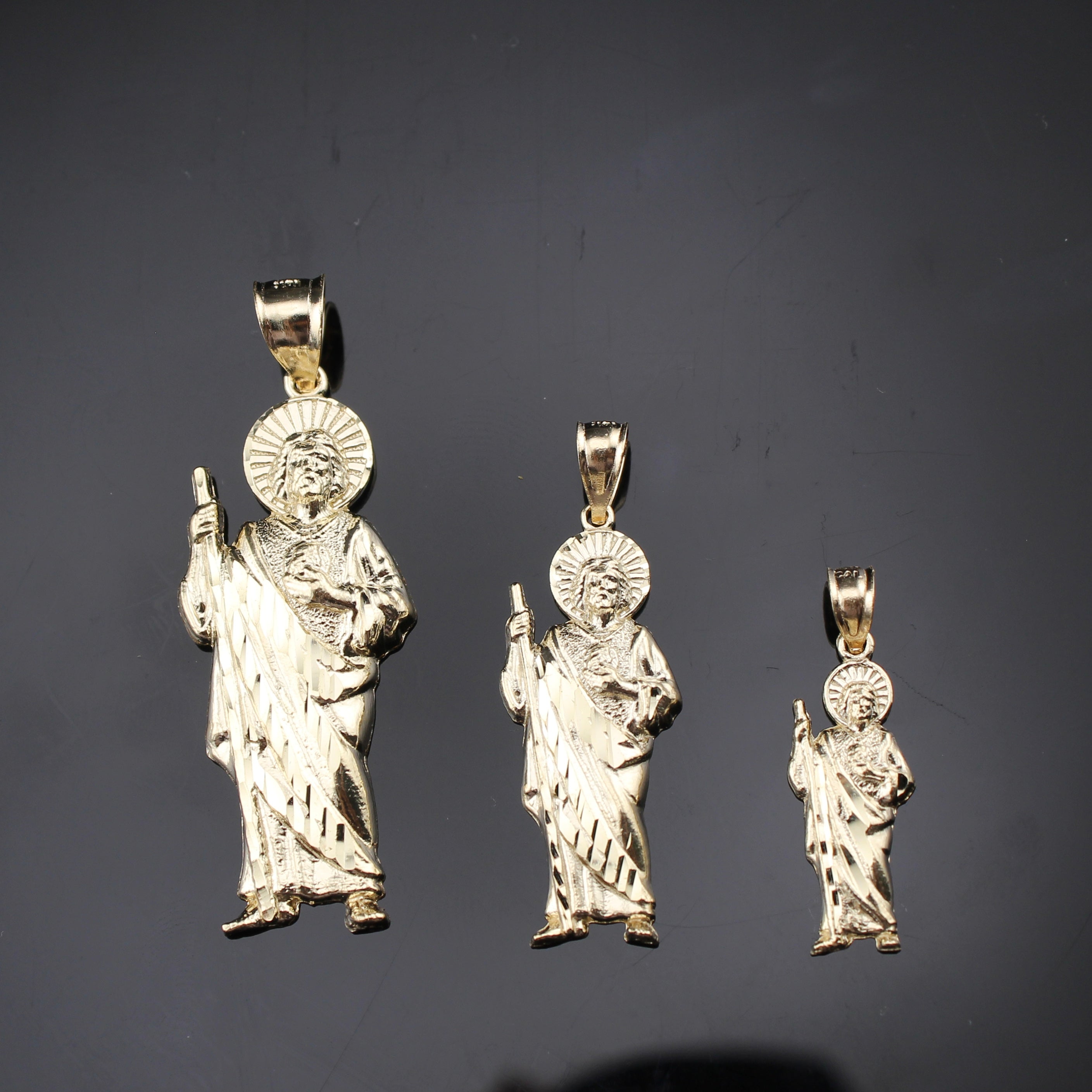 10K Real Gold Saint Judas Pendants