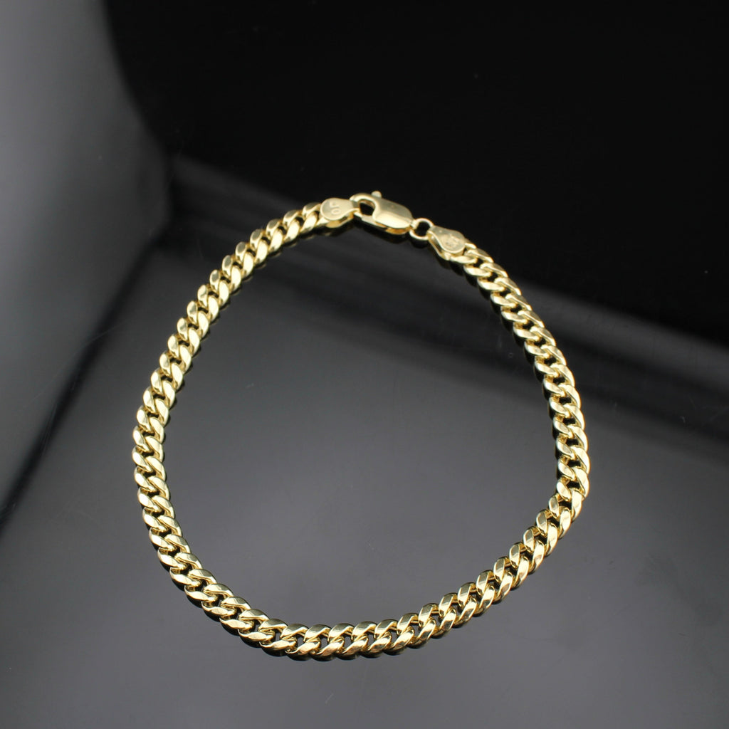 10K Cuban Link Bracelet 8 in