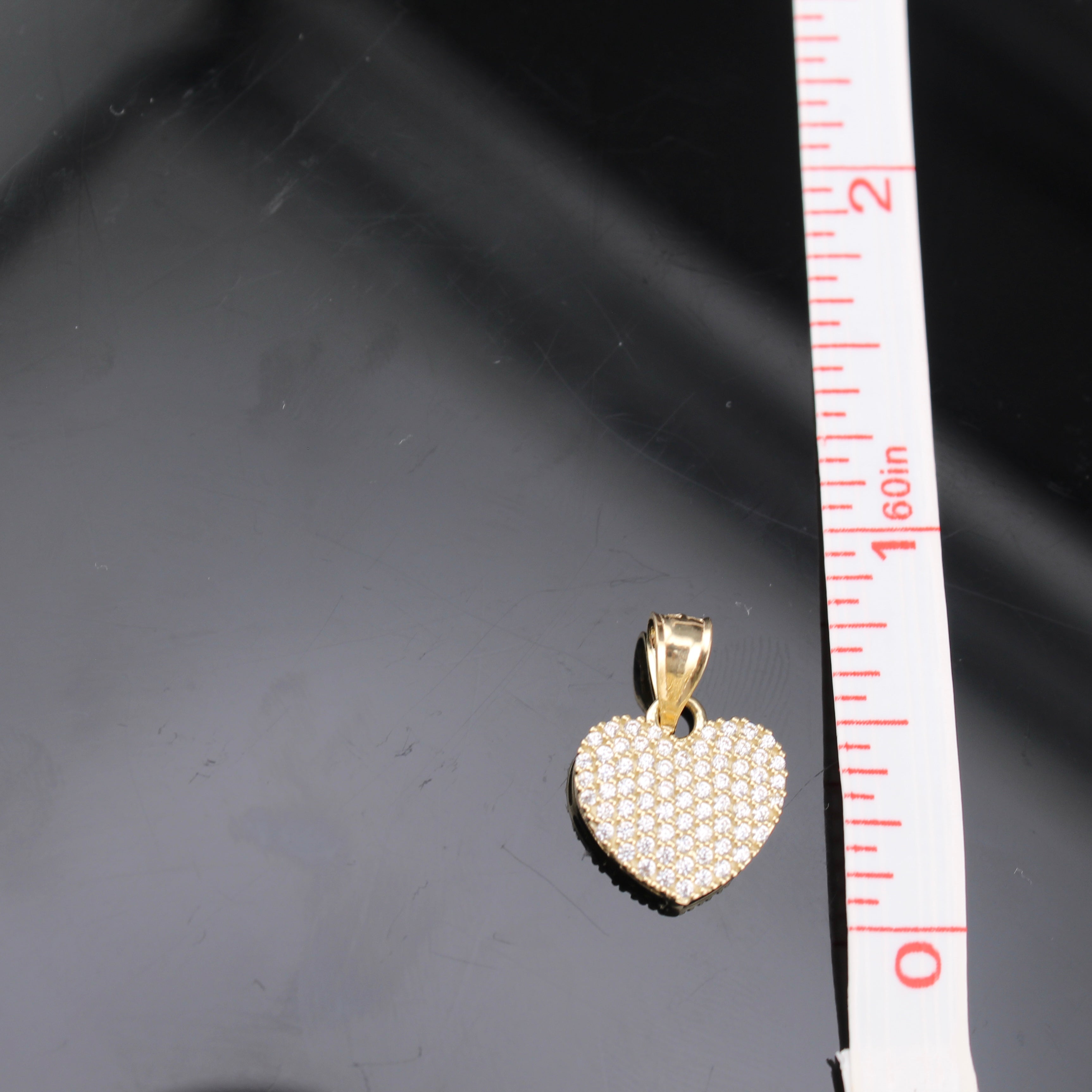 10k Gold Heart Pendant