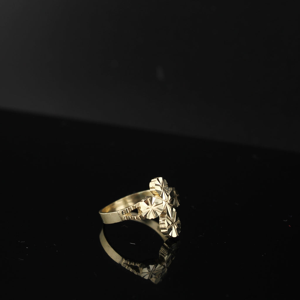 10K Gold Cross Ring
