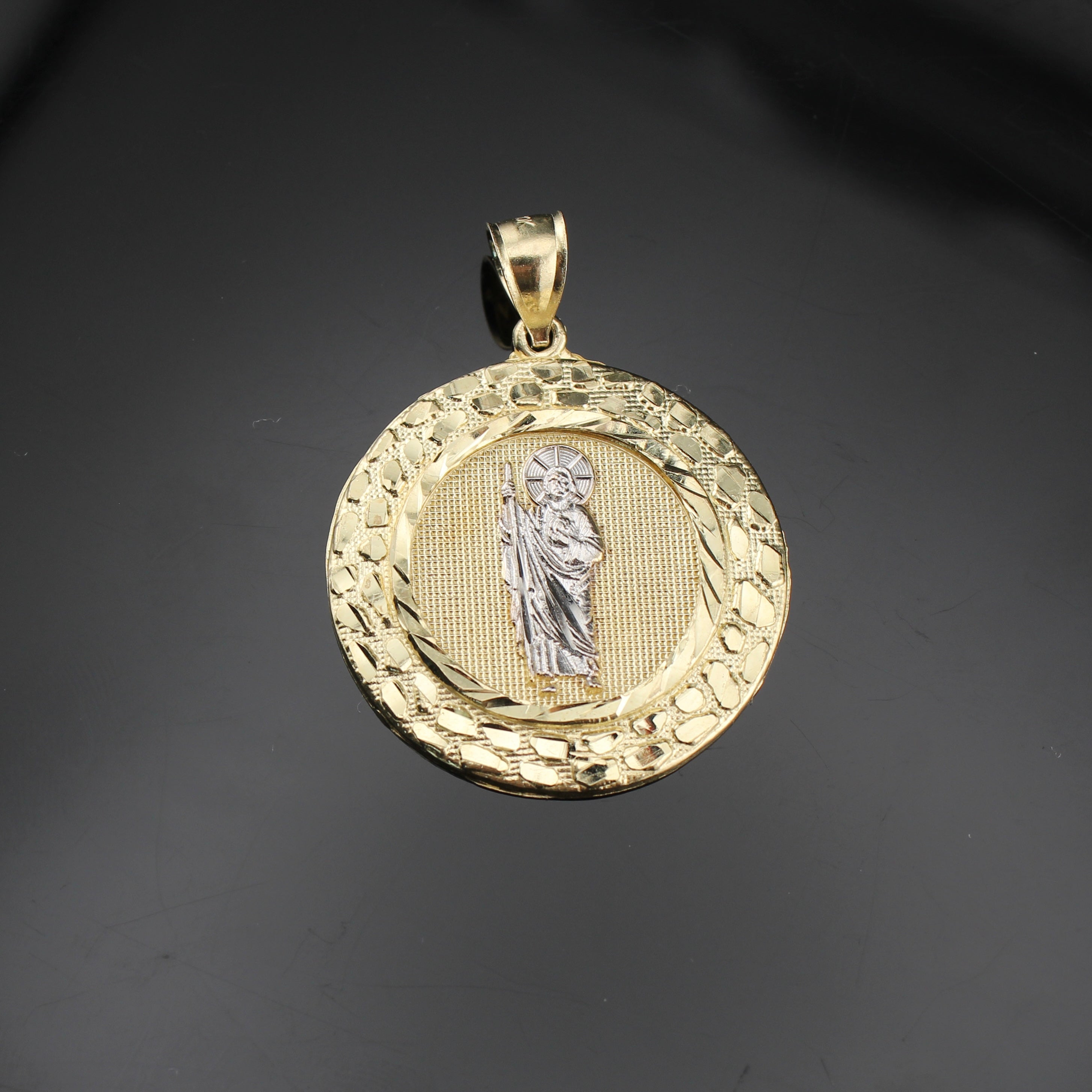 10K Real Gold St. Jude Pendant