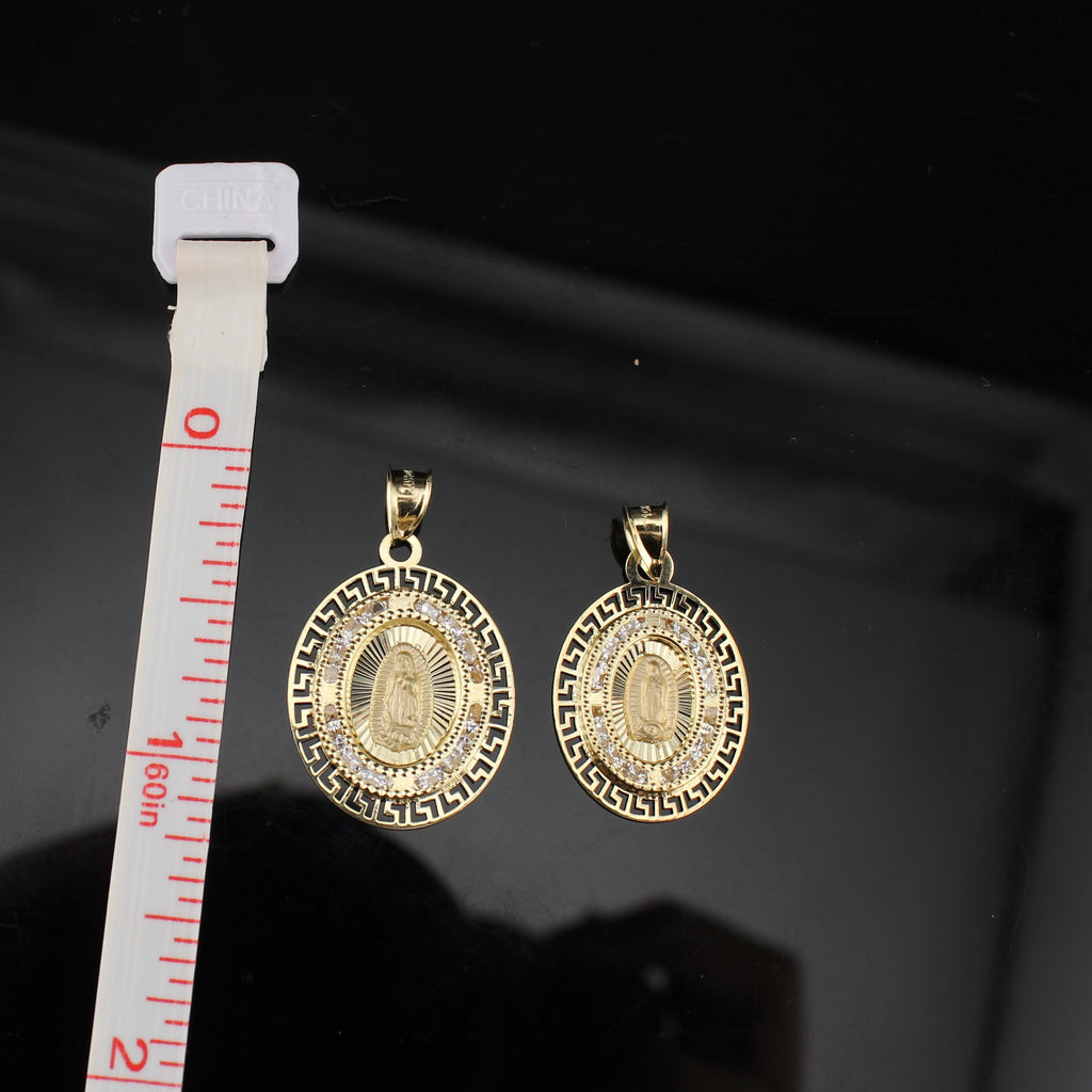 10K Gold Virgin Mary Pendant