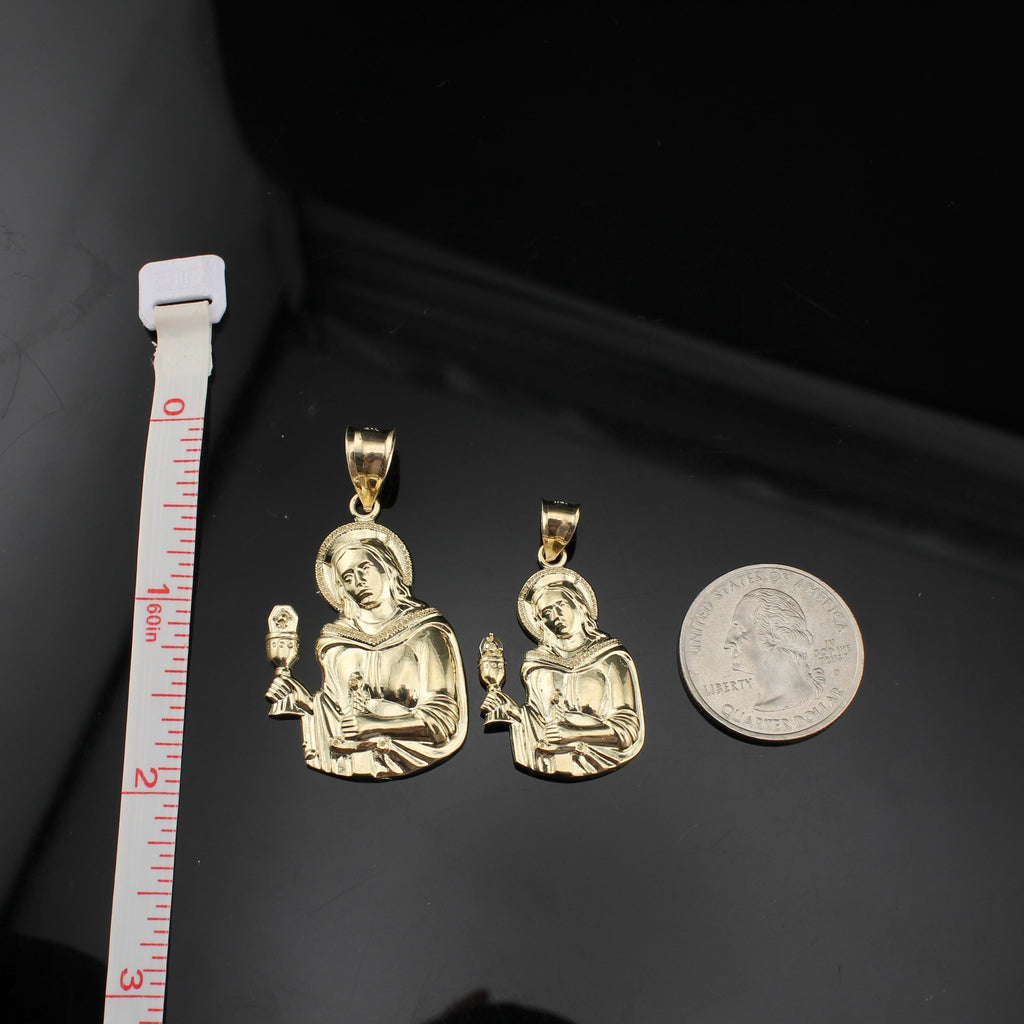 10K Real Gold Santa Clara Pendant