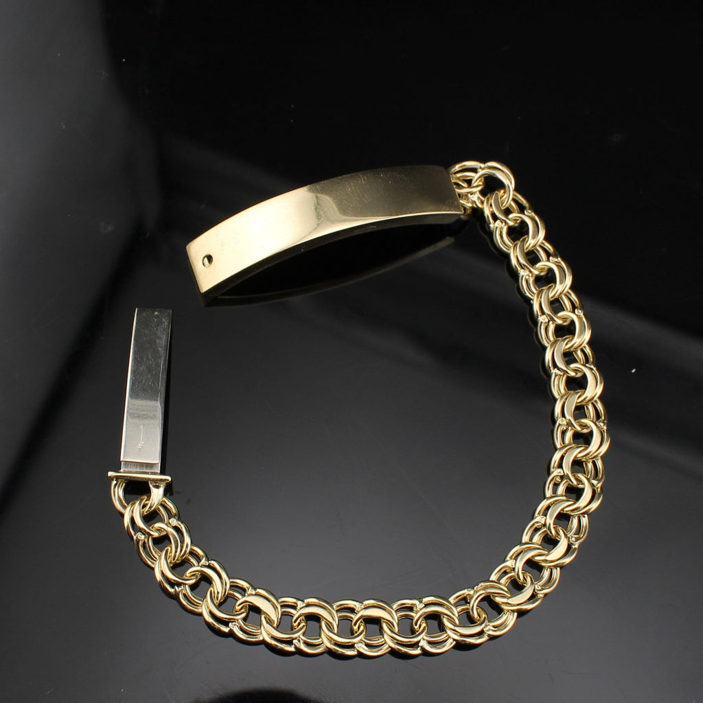 10k Gold Chino ID Ladies/Baby Bracelet