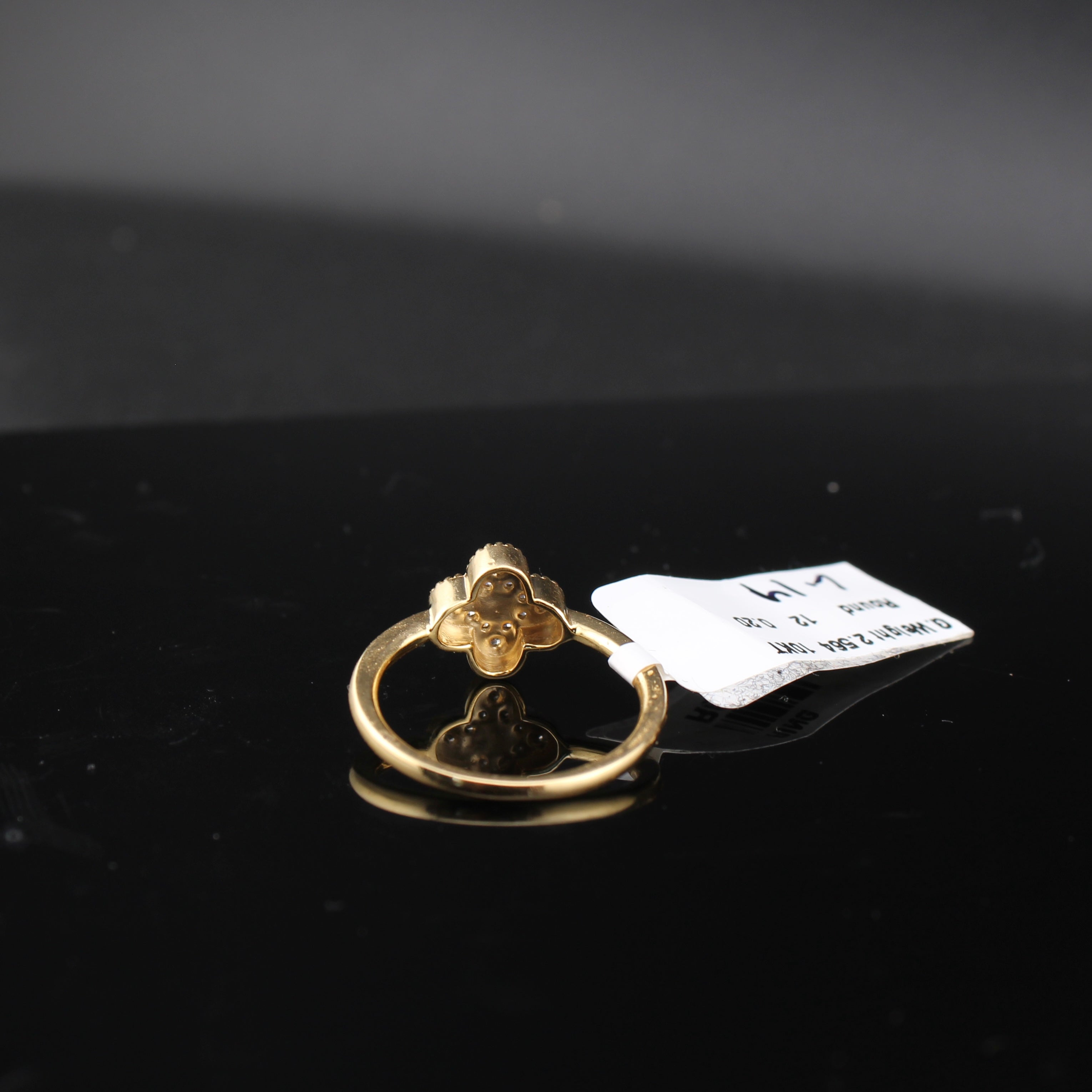 10K Diamond Ladies Promise Ring