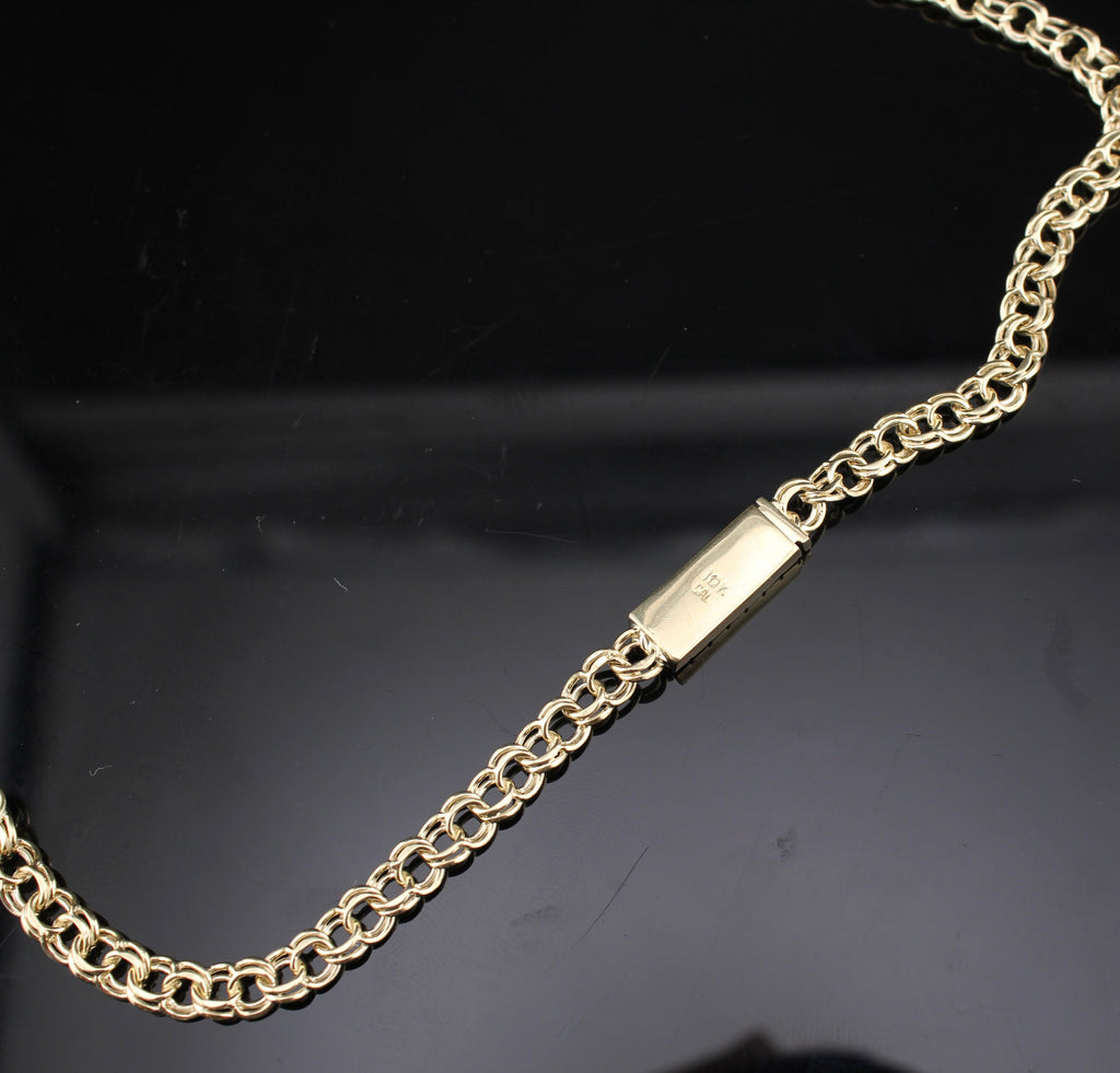 10K Heart Chino Chain 5mm