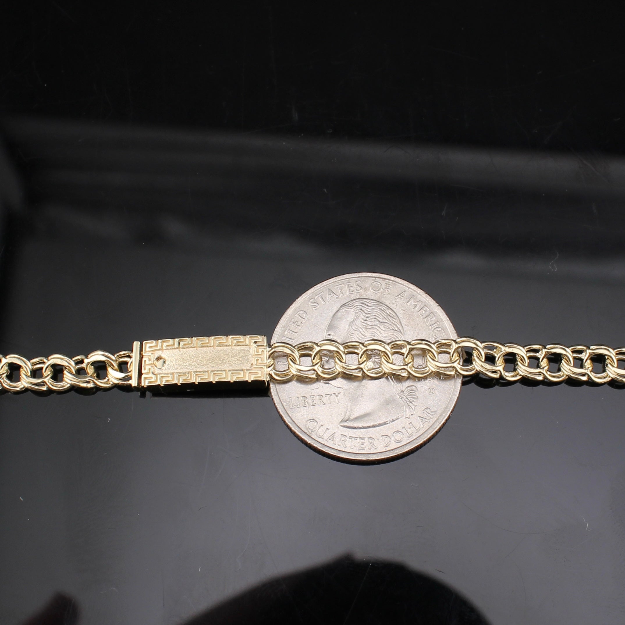 10K Heart Chino Chain 5mm