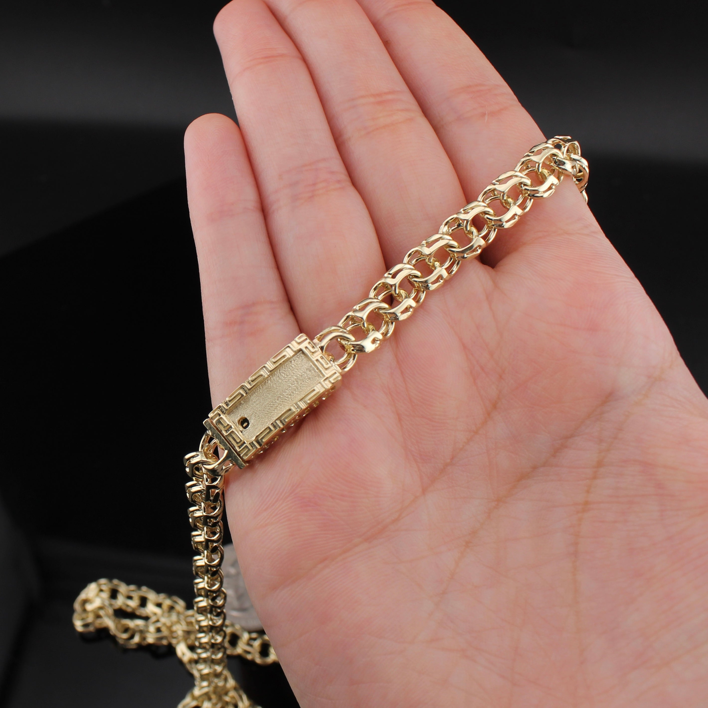 10K Gold Chino Chain 22in - 24in 7mm