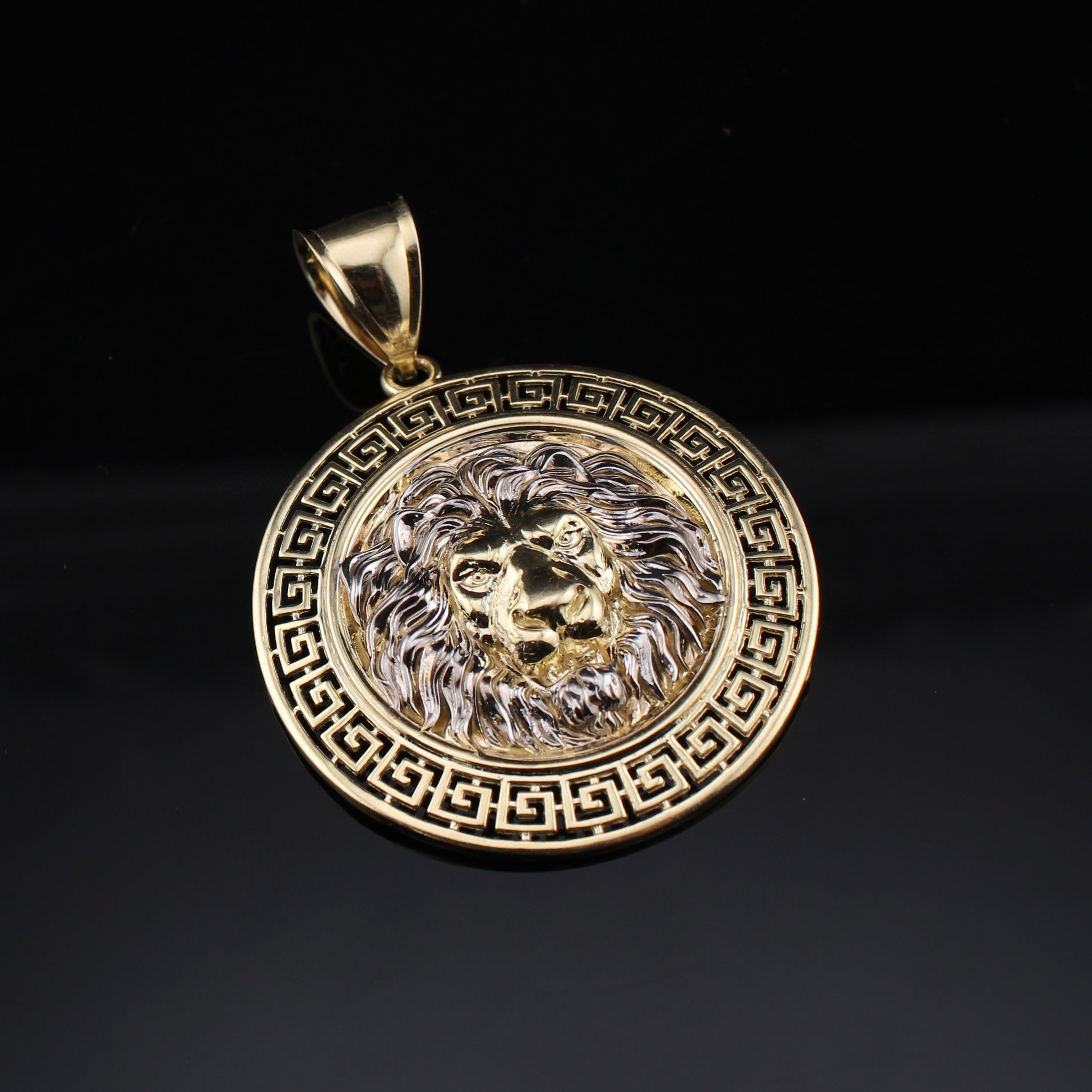 10K Gold Lion Pendant