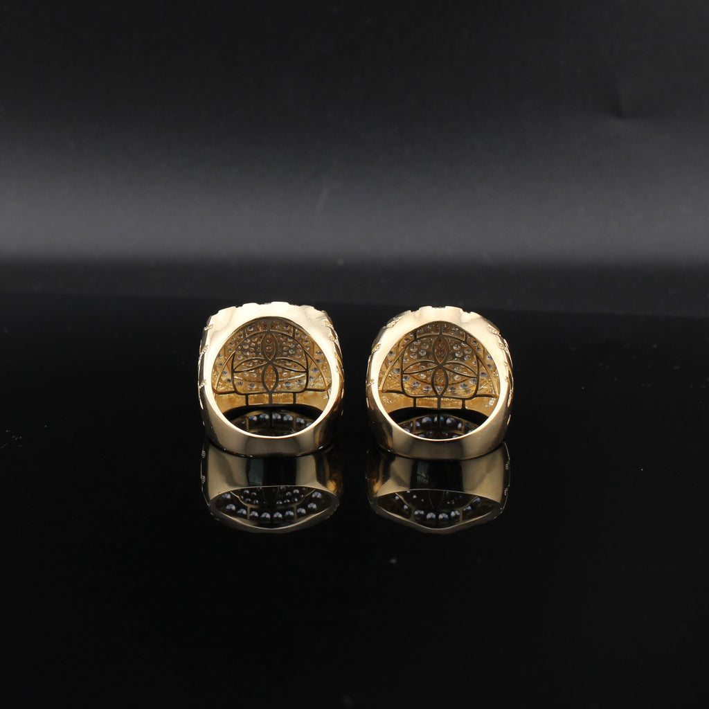 10K Gold San Judas Saint Jude Ring Nugget