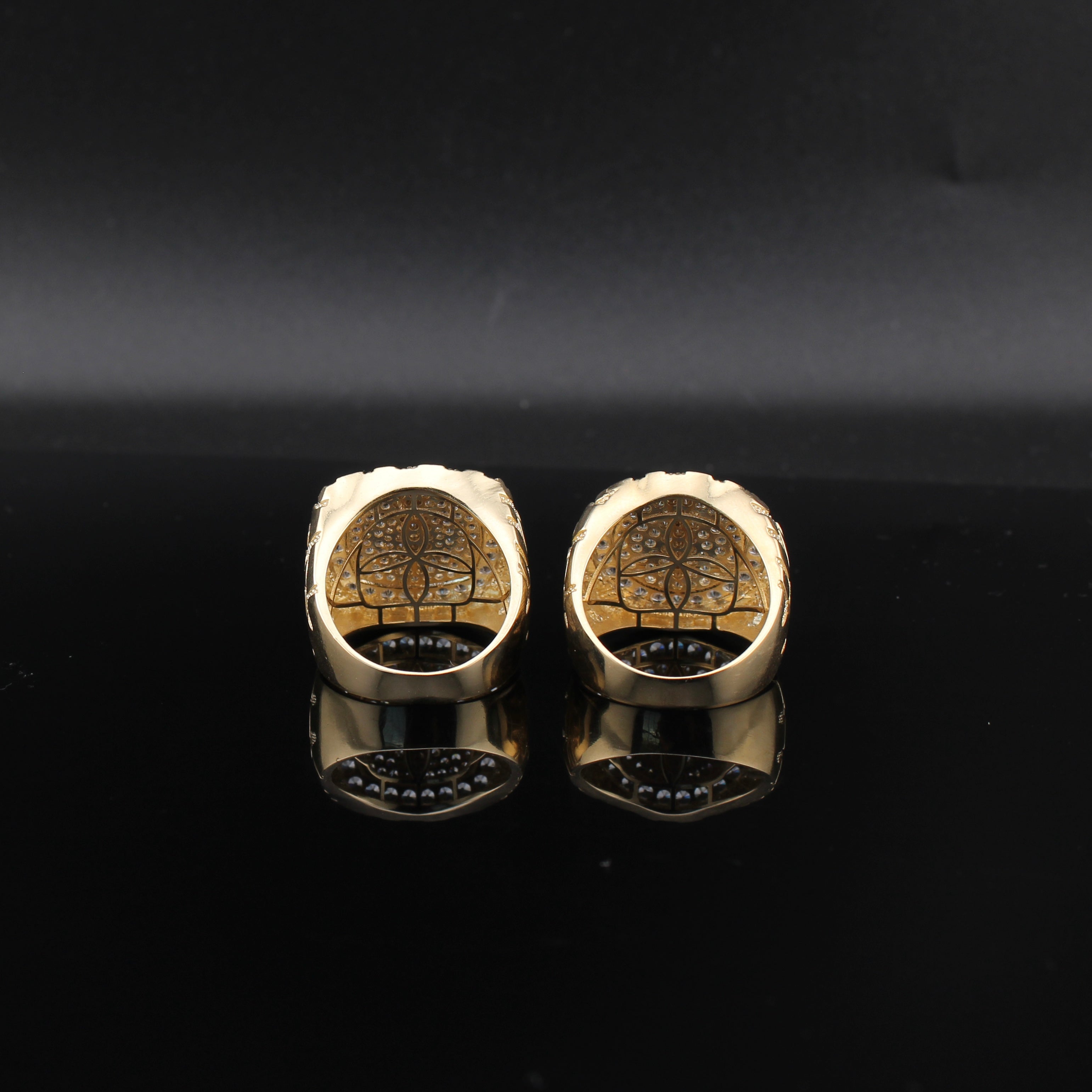 10K Gold San Judas Saint Jude Ring Nugget