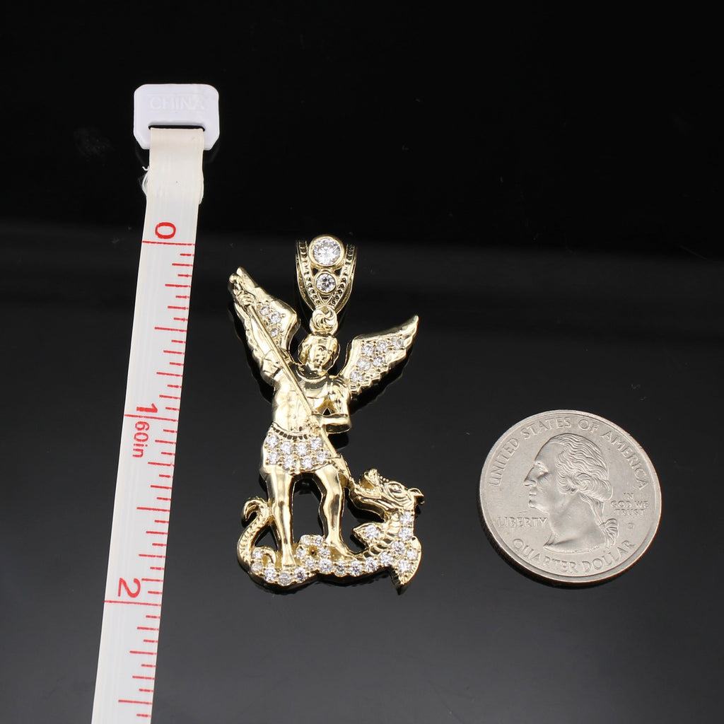 10K Gold Angel Pendant
