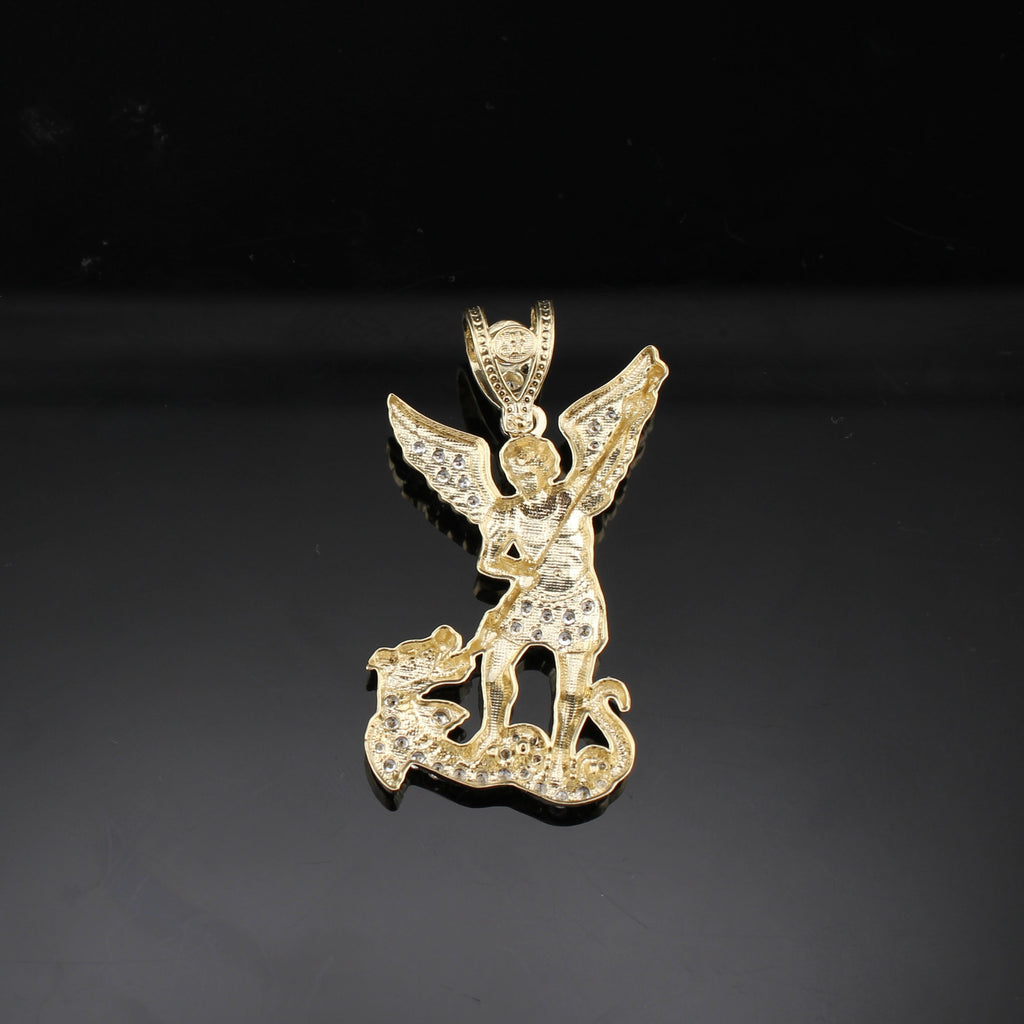 10K Gold Angel Pendant