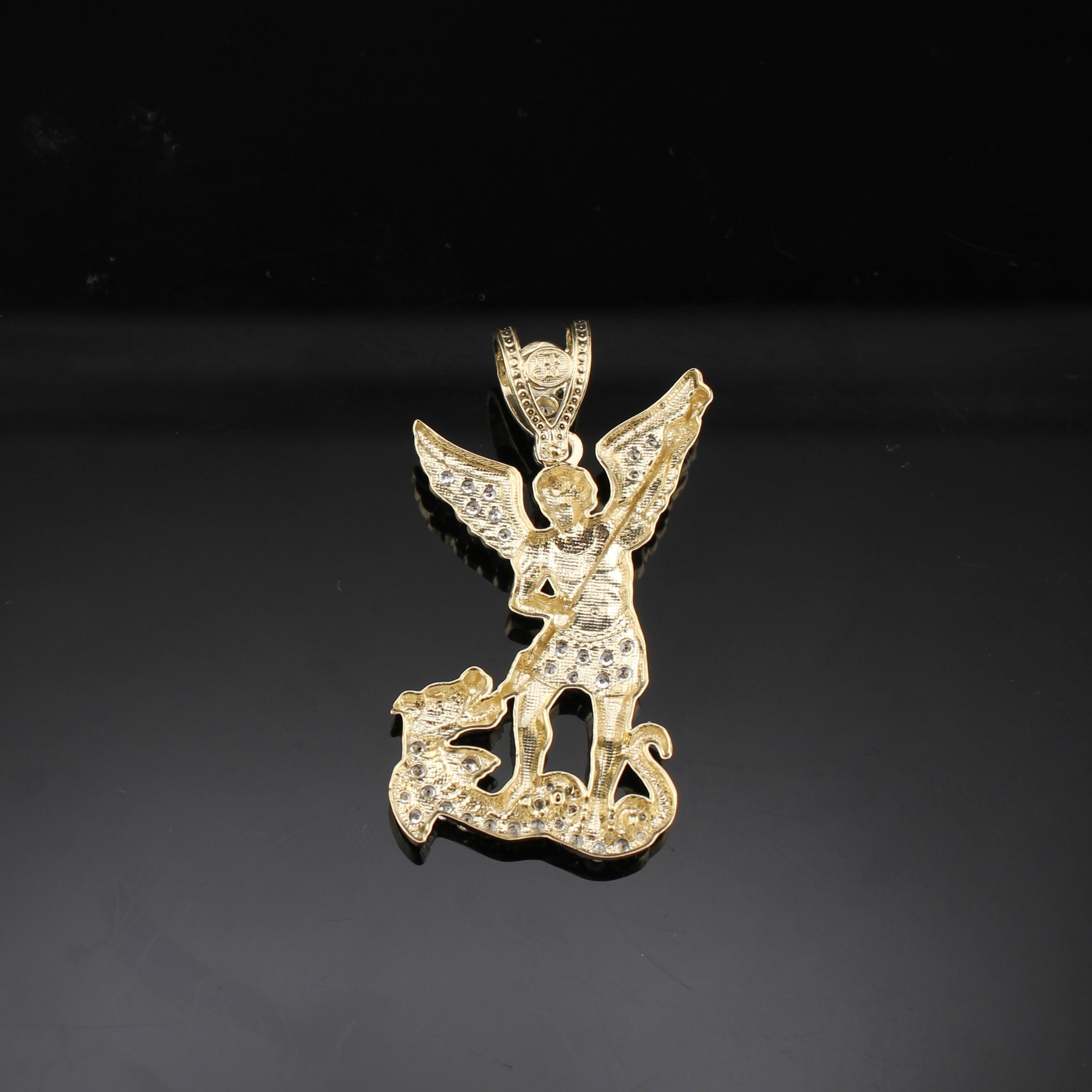 10K Gold Angel Pendant