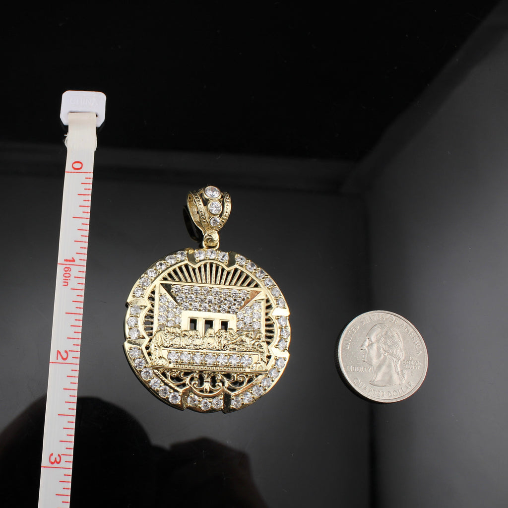10K Gold Last Supper Pendant