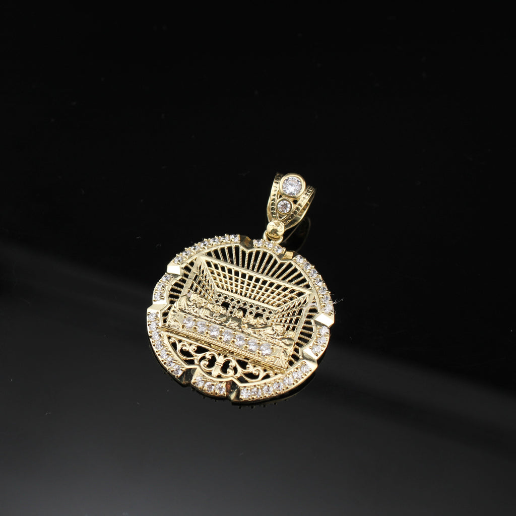 10K Gold Last Supper Pendant