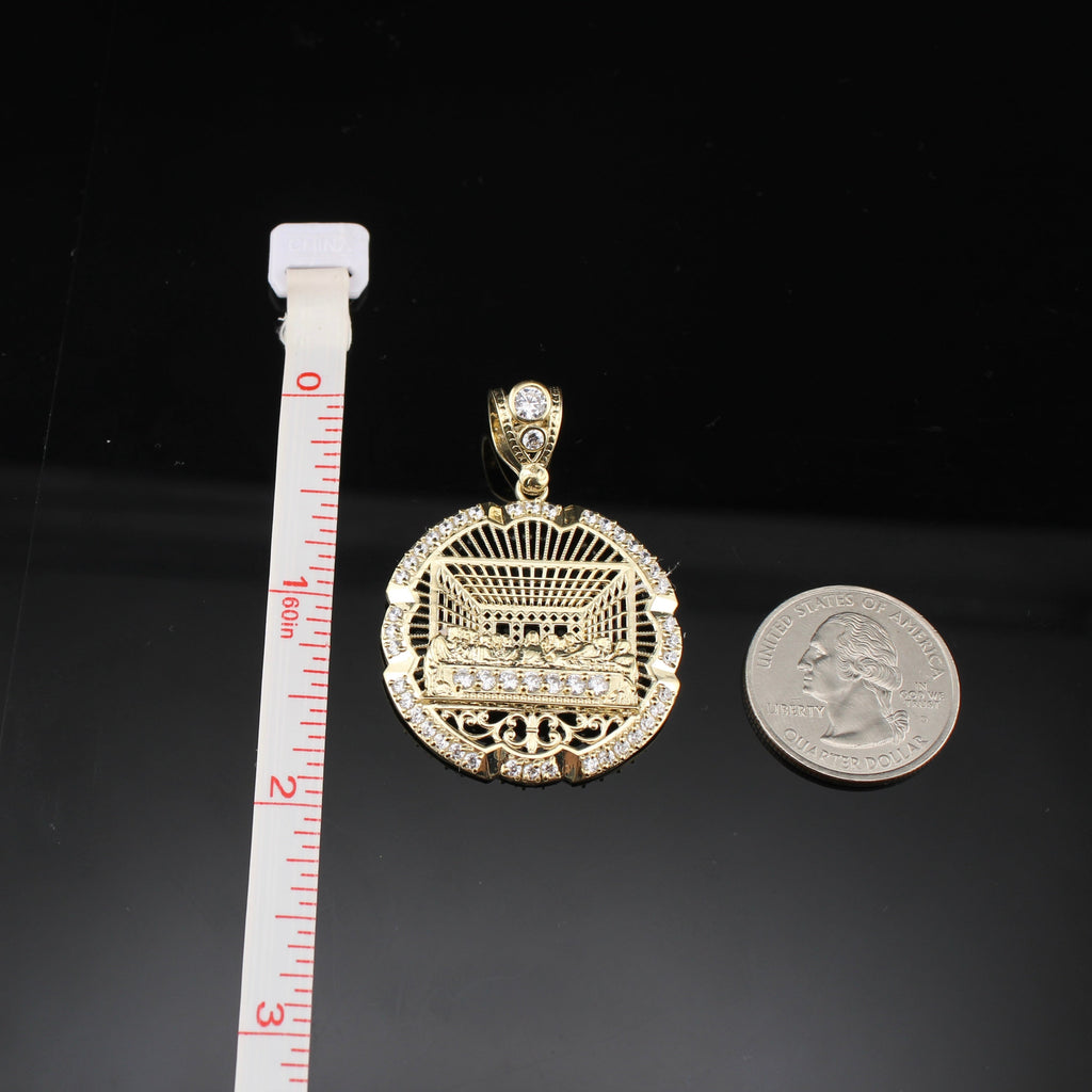 10K Gold Last Supper Pendant