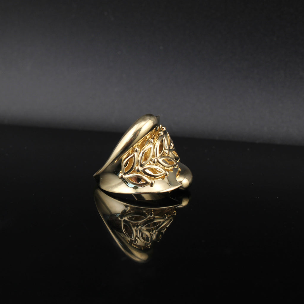10K Gold Statement Ring